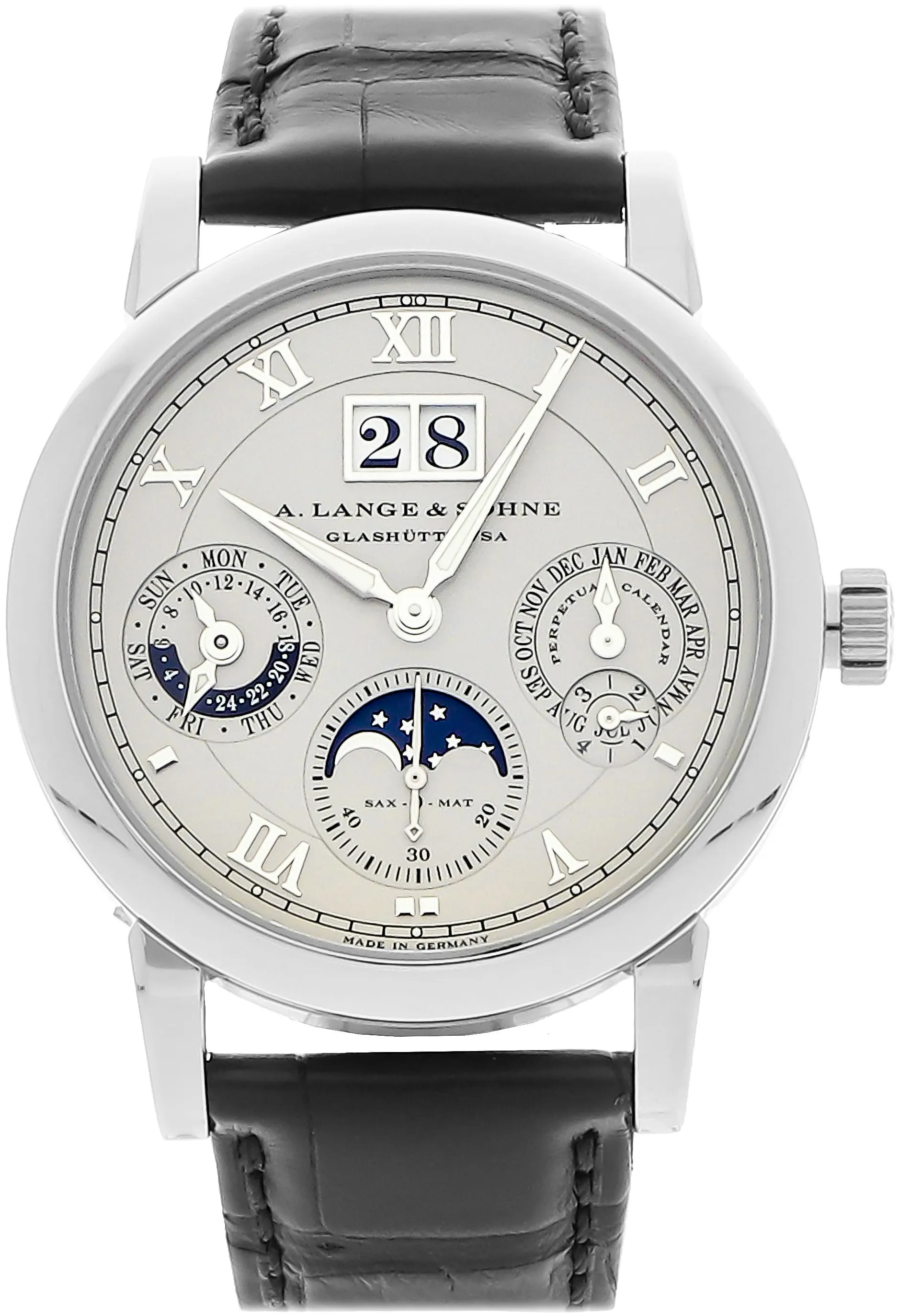 A. Lange & Söhne Langematik Perpetual 310.025E 38mm Platinum Silver