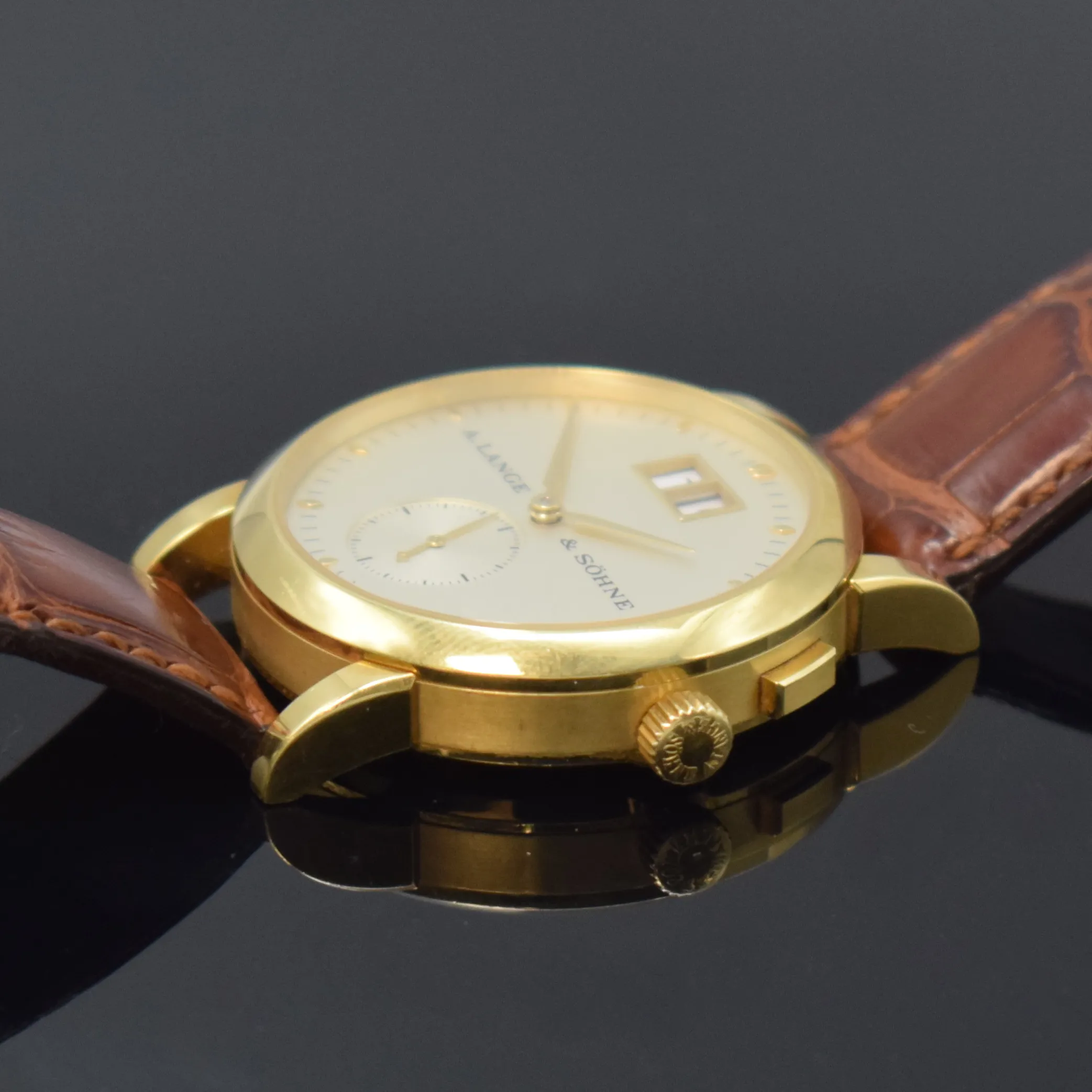 A. Lange & Söhne Langematik 105.021 34mm Yellow gold Silver 4