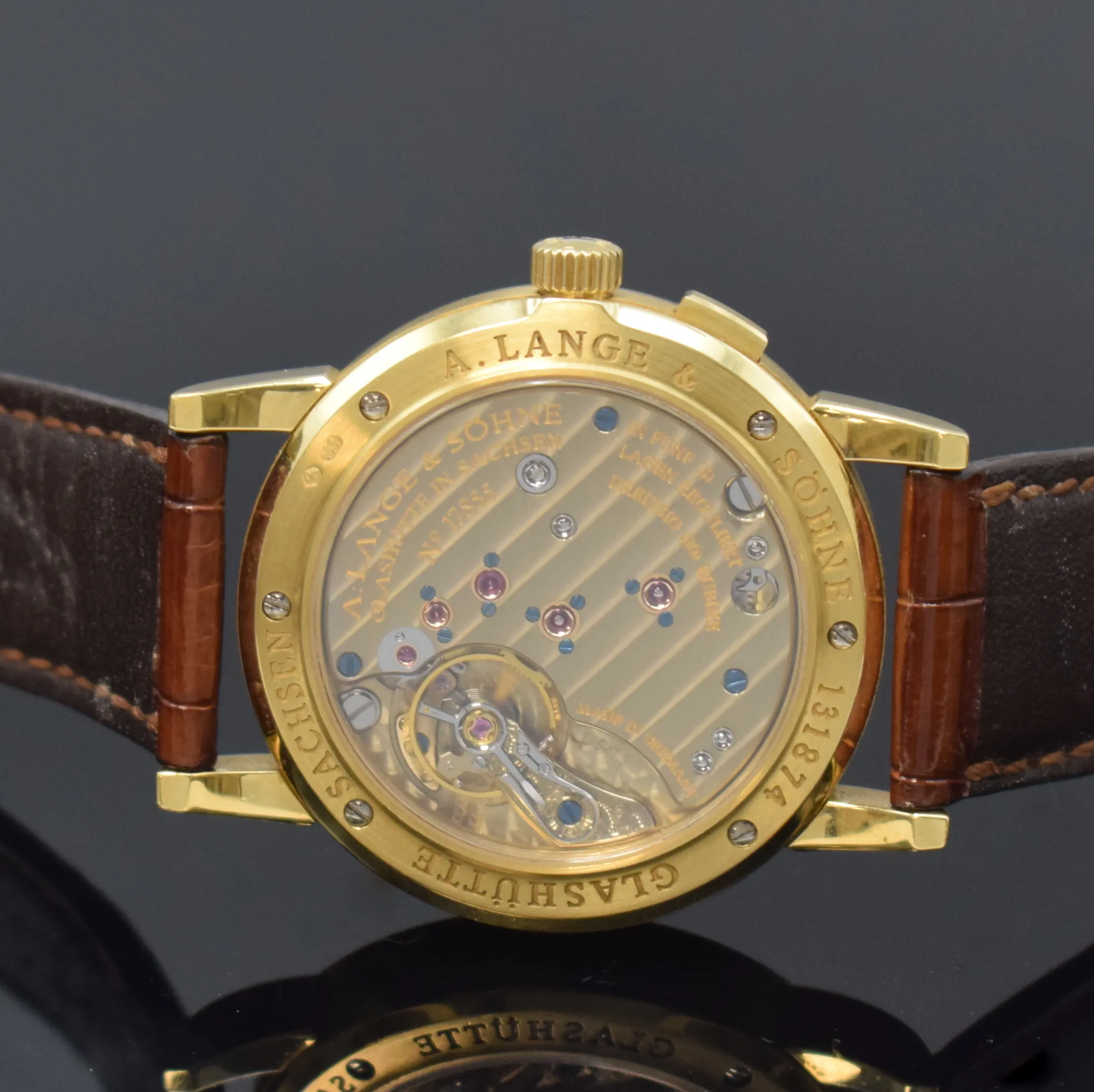 A. Lange & Söhne Langematik 105.021 34mm Yellow gold Silver 6