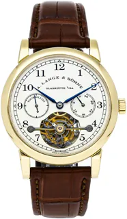 A. Lange & Söhne Tourbillon 701.001 Yellow gold Silver