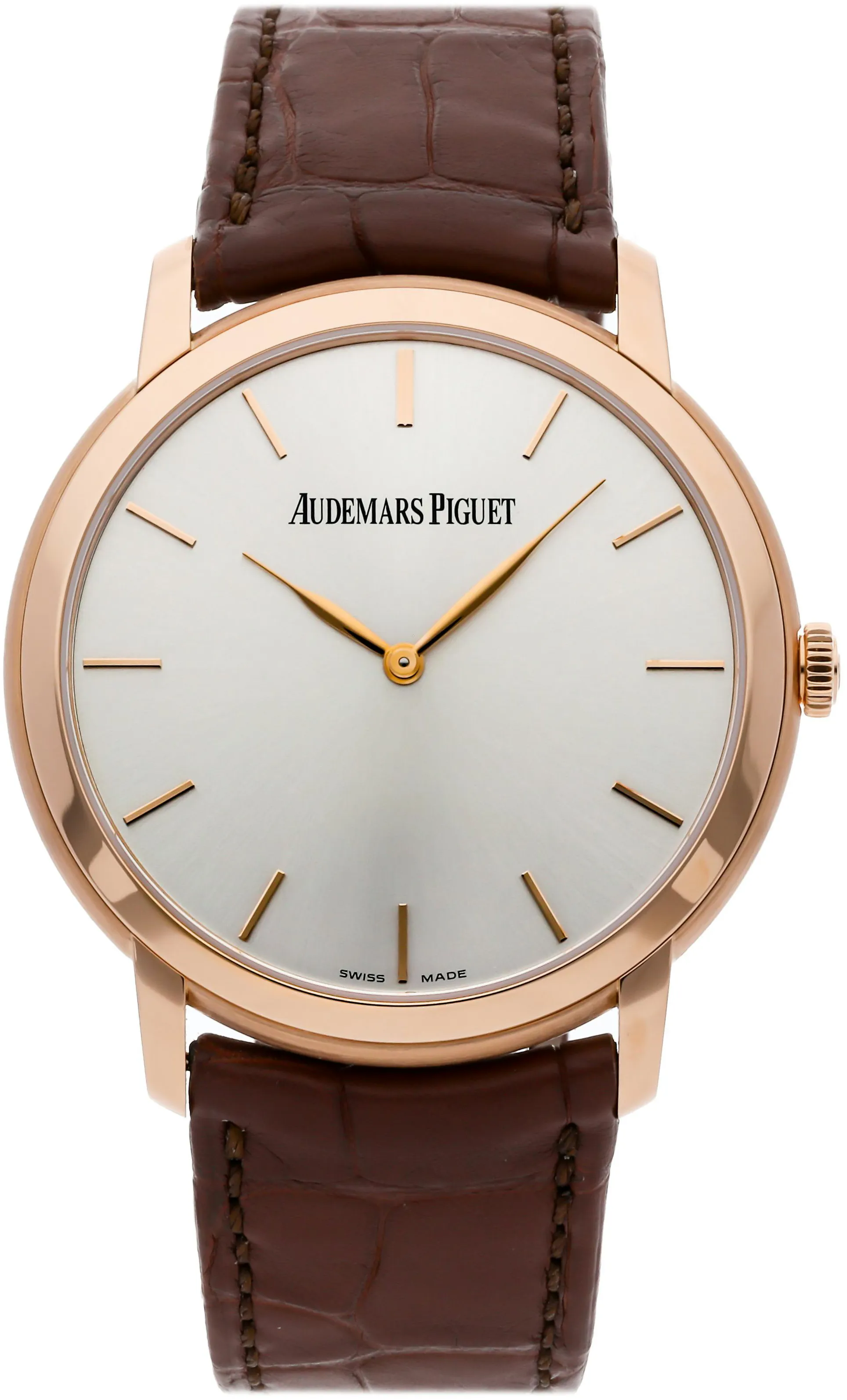 Audemars Piguet Jules Audemars 15180OR.OO.A088CR.01 41mm Rose gold Silver