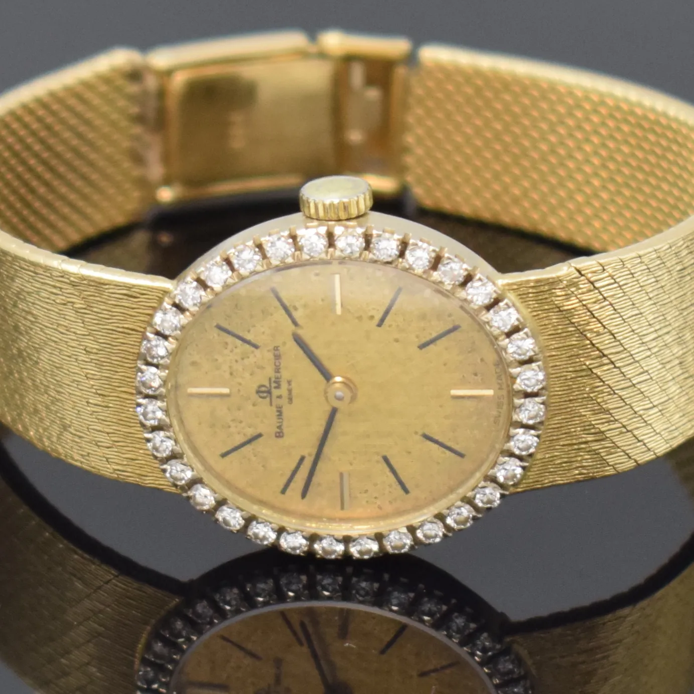 Baume & Mercier 22mm Yellow gold and Diamond Gold 1