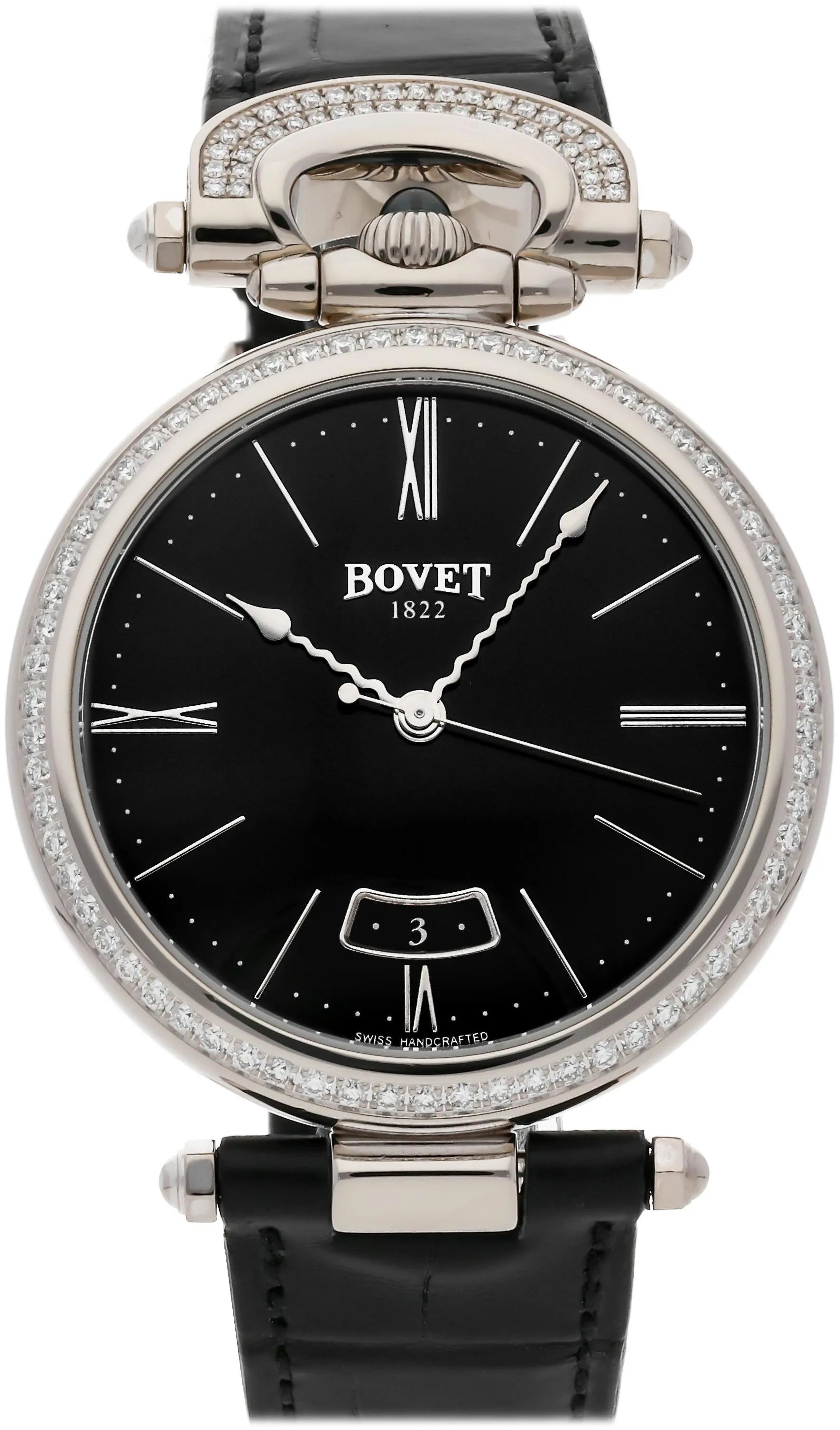 Bovet Fleurier HMS0001-SD12 40mm White gold Black