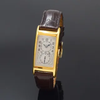 Gruen Duo-Dial Yellow gold Silver