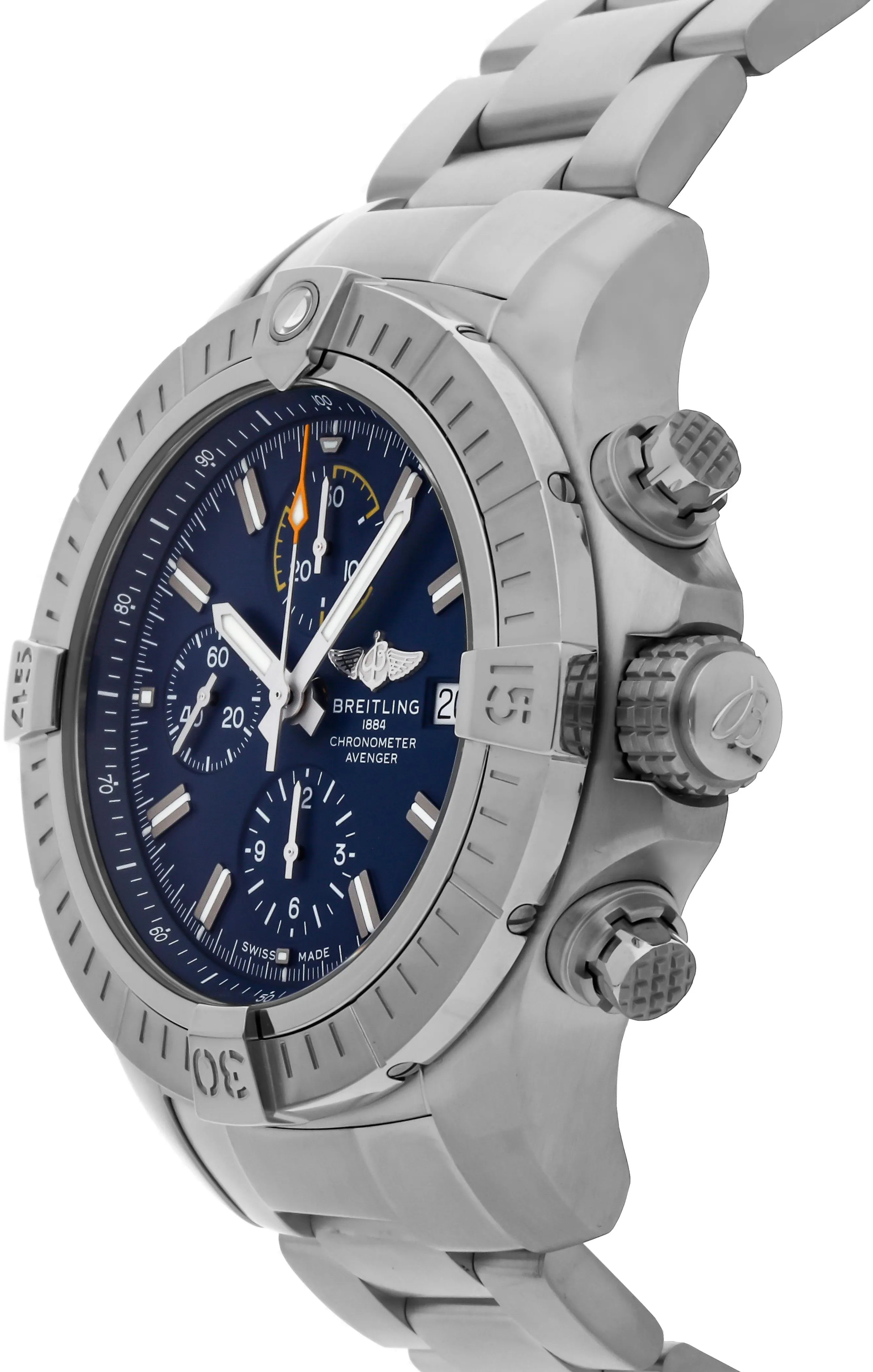 Breitling Avenger A13317101C1A1 45mm Stainless steel Blue 1