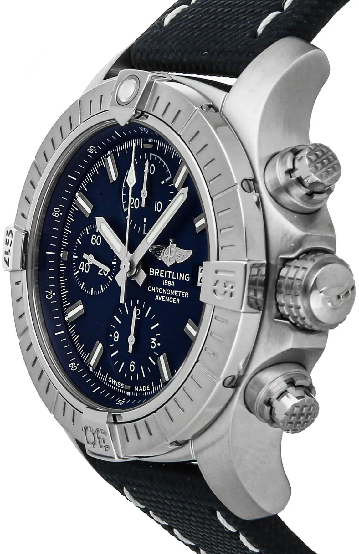 Breitling Avenger A13385101C1X1 43mm Stainless steel Blue 1