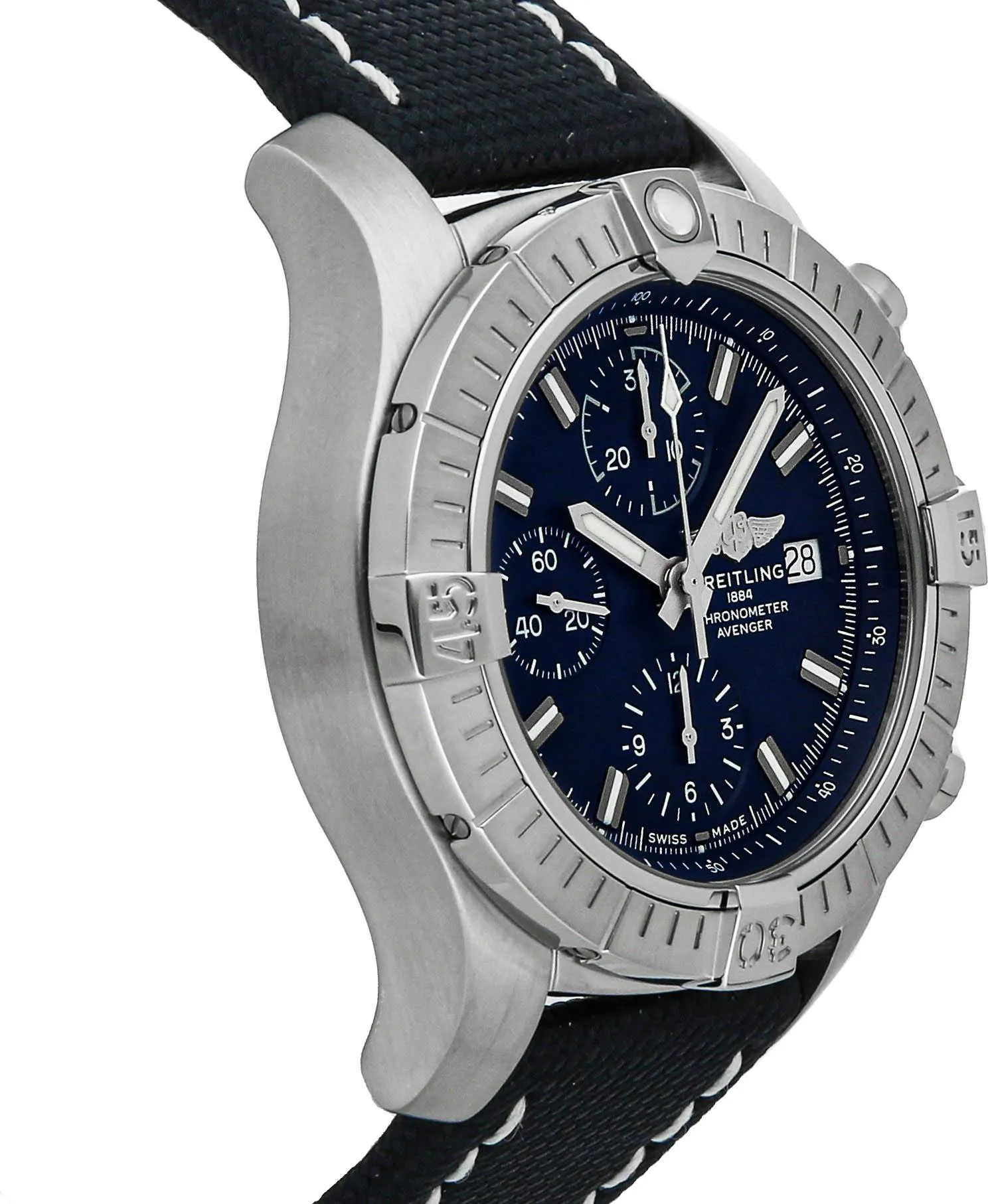 Breitling Avenger A13385101C1X1 43mm Stainless steel Blue 2