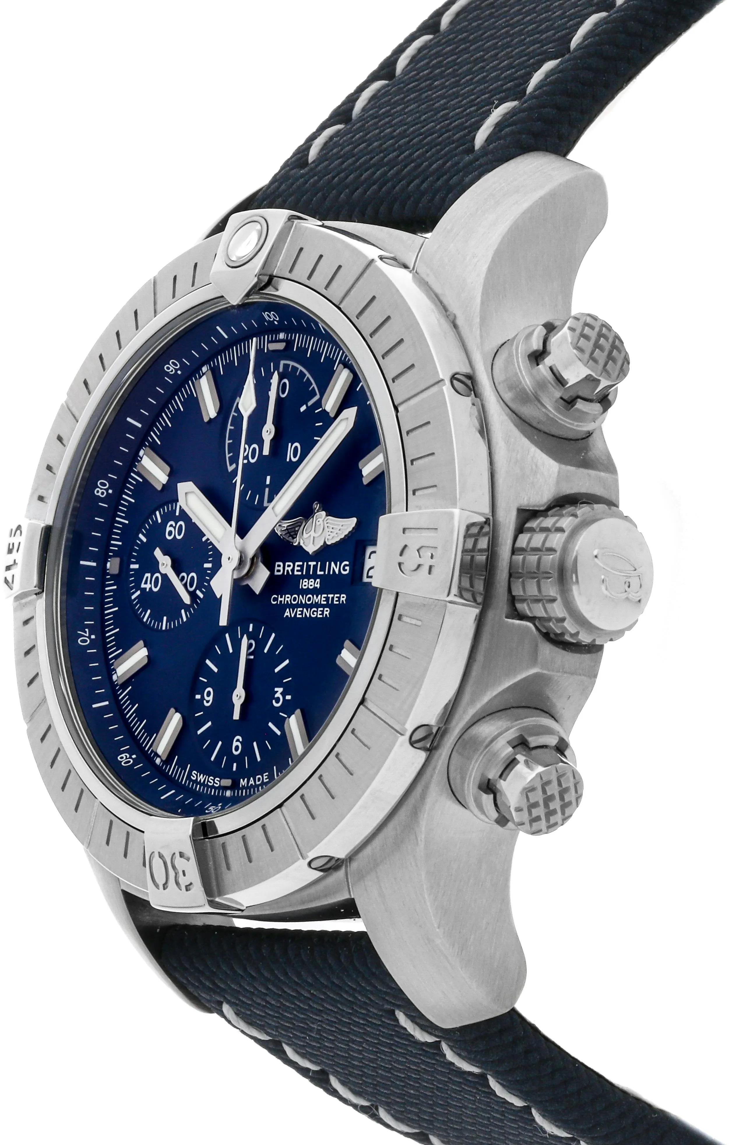 Breitling Avenger A13385101C1X1 43mm Stainless steel Blue 1