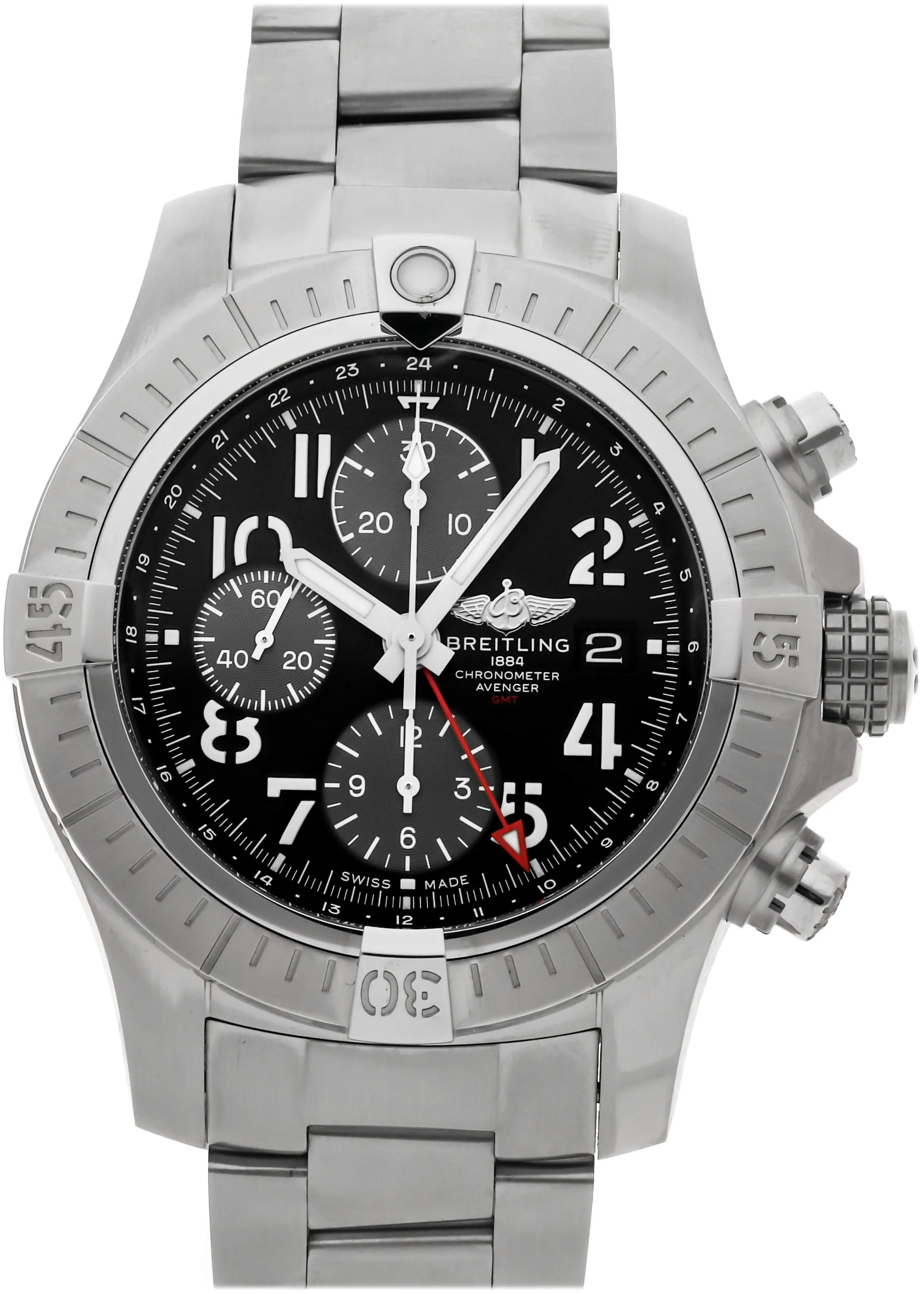 Breitling Avenger A24315101B1A1 45mm Stainless steel Black