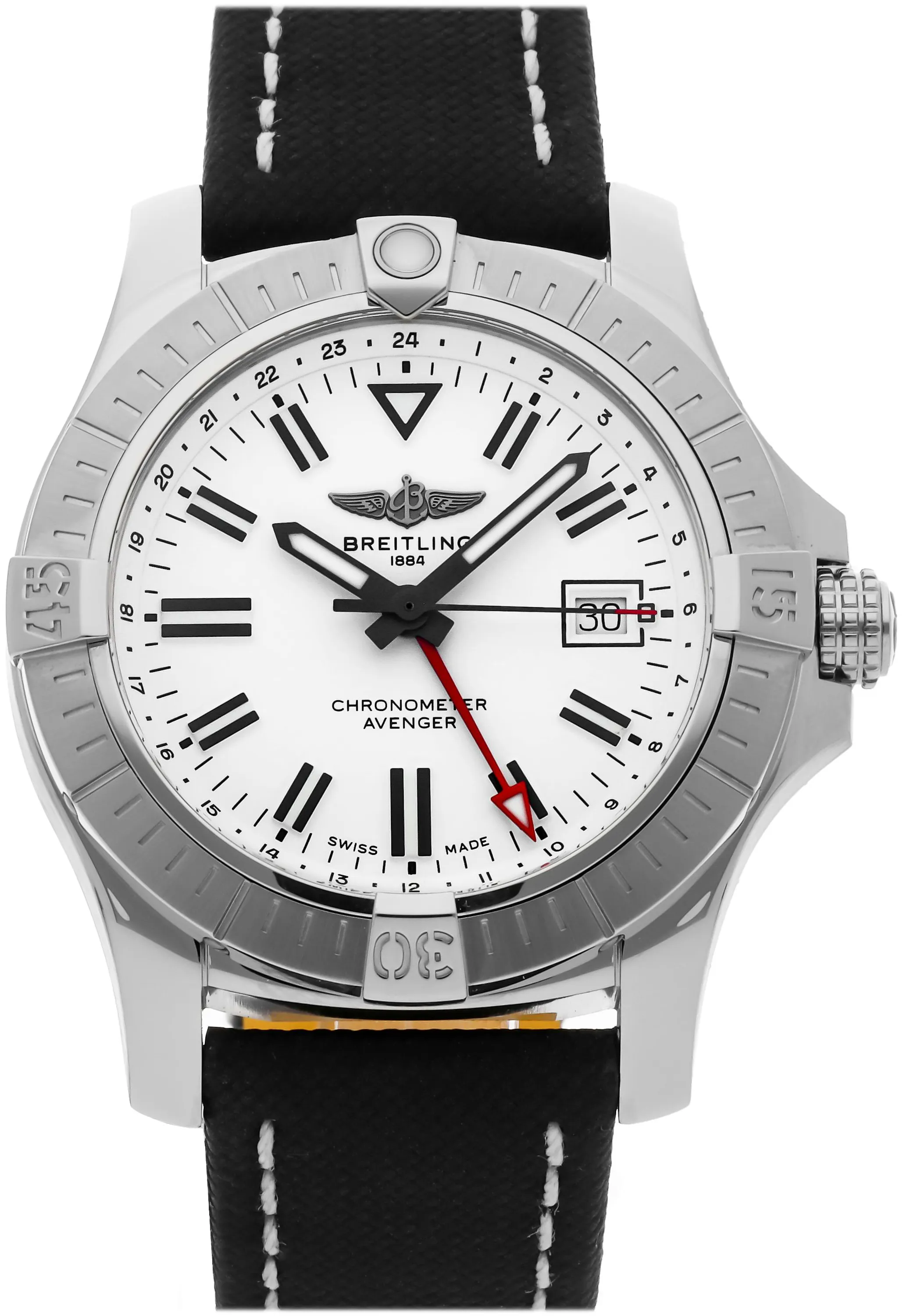 Breitling Avenger A32397101A1X2 43mm Stainless steel White