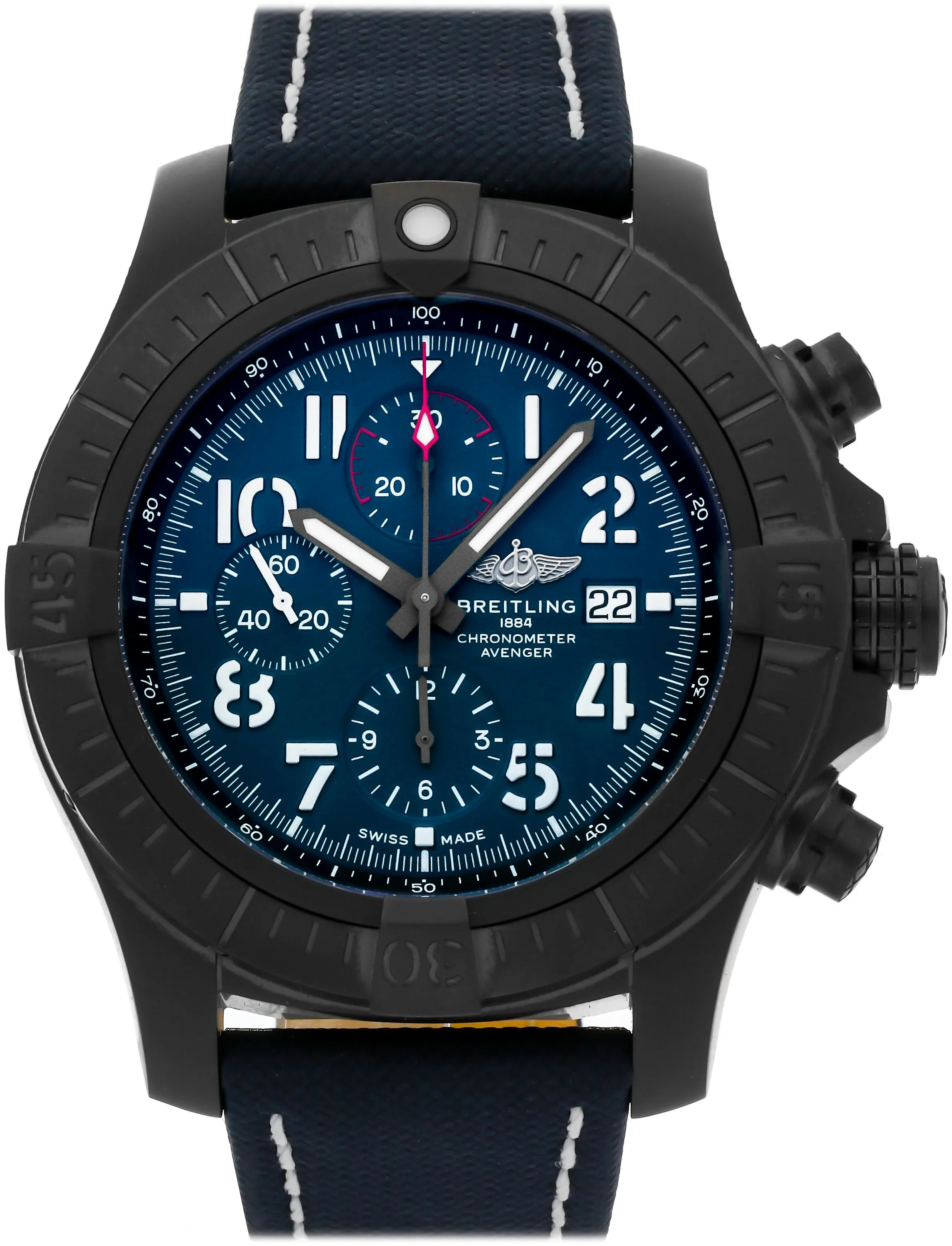 Breitling Avenger V13375101C1X1 48mm Titanium Blue