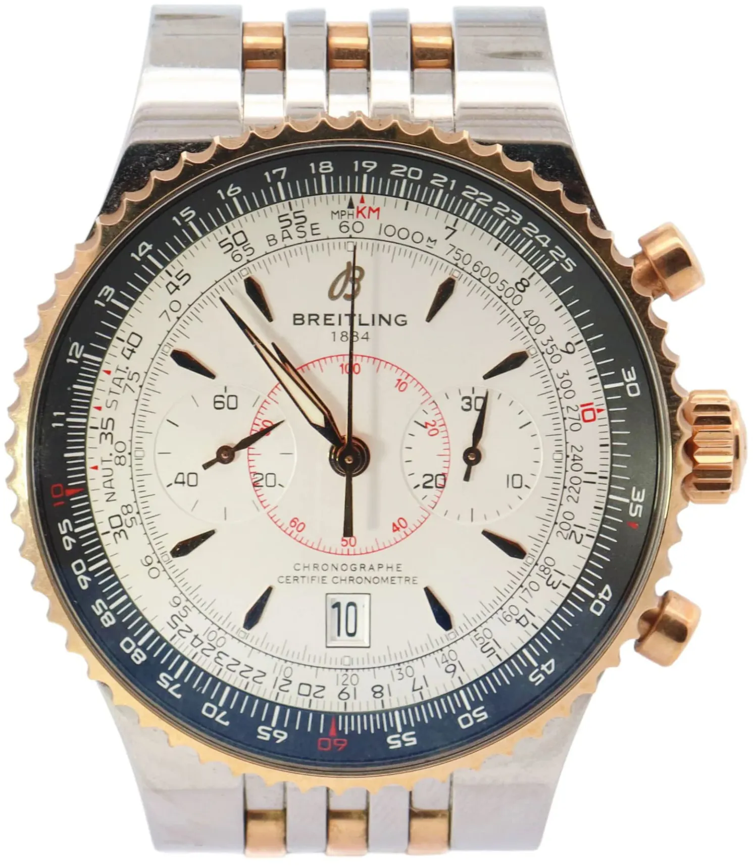 Breitling Montbrillant C23340 41mm Stainless steel White