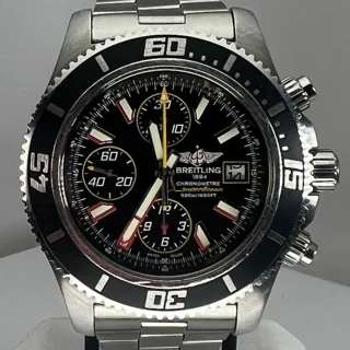 Breitling Superocean A1334102/BA82 Stainless steel Black