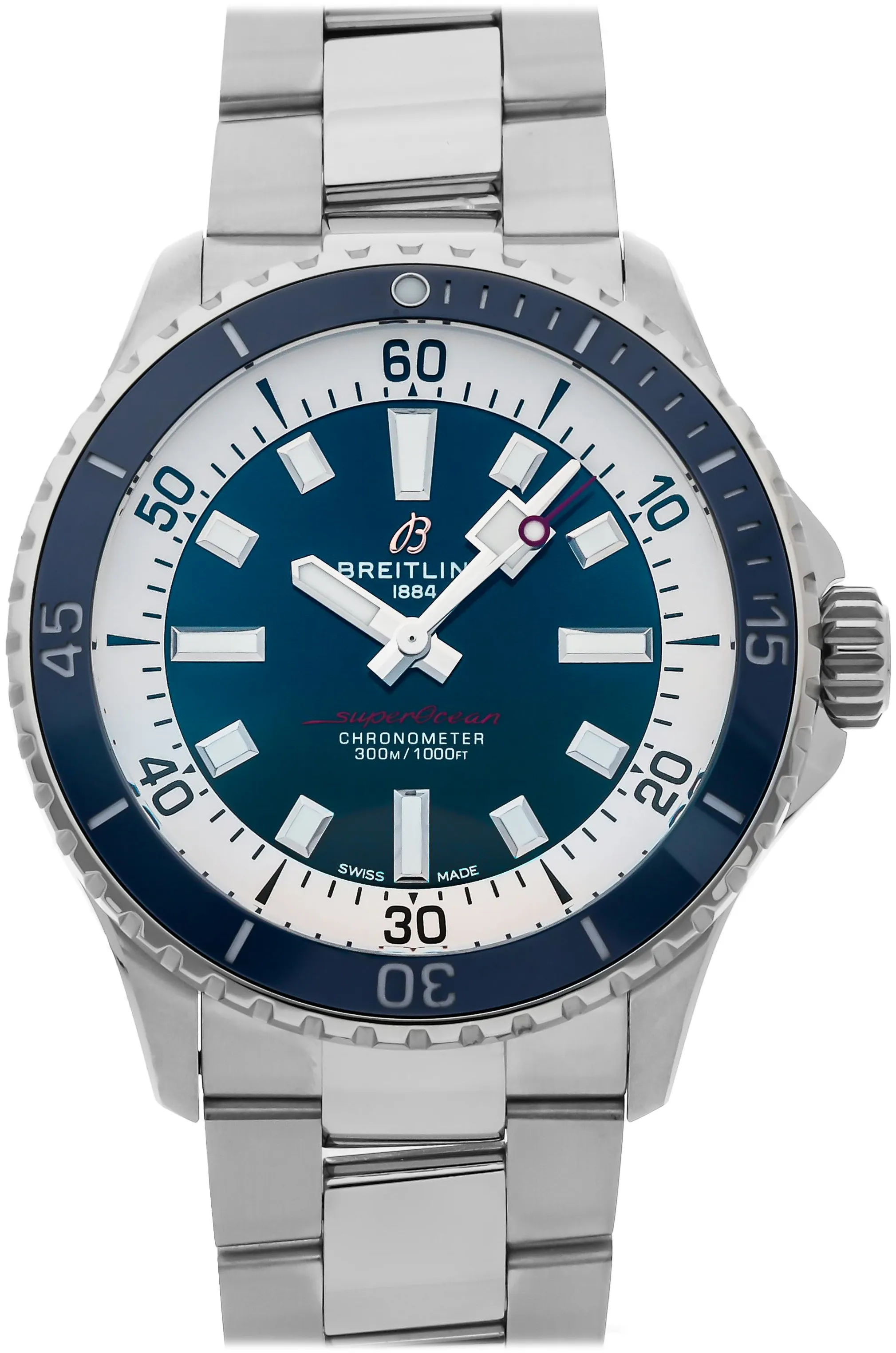 Breitling Superocean A17375E71C1A1 42mm Stainless steel Blue