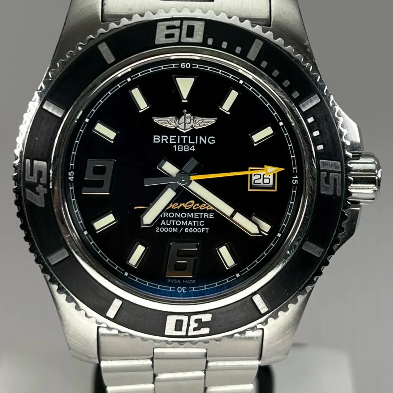 Breitling Superocean A17391 42mm Stainless steel Black