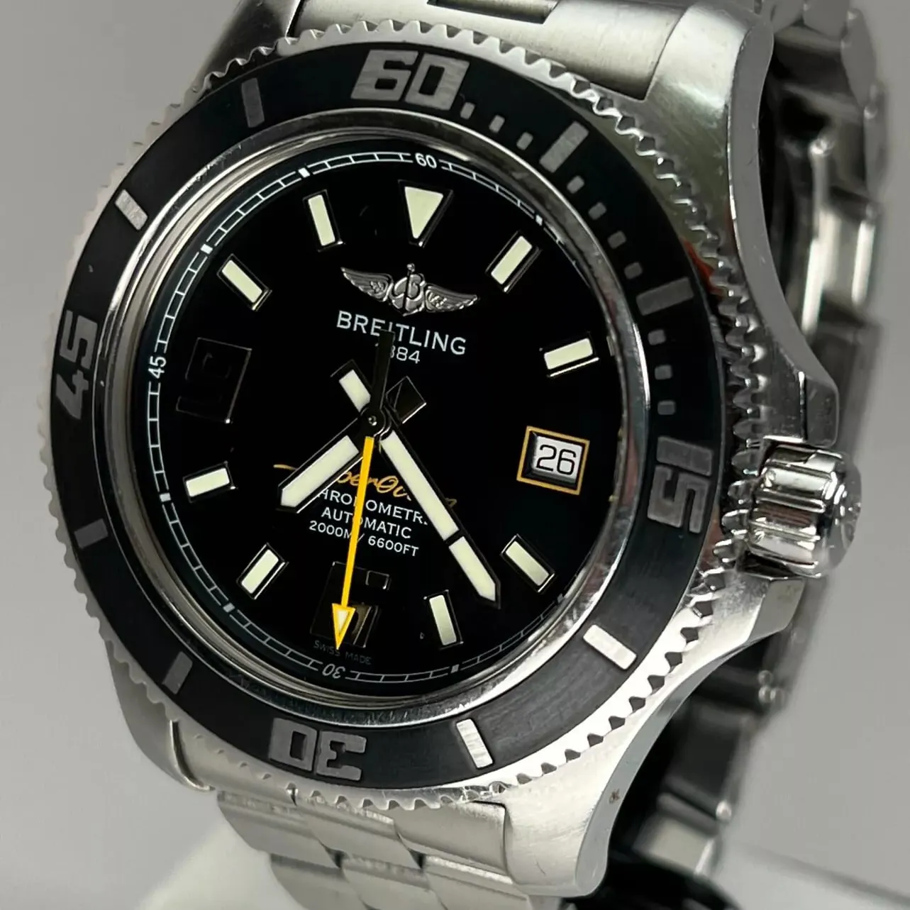 Breitling Superocean A17391 42mm Stainless steel Black 2