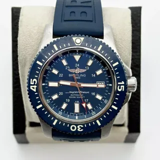 Breitling Superocean Y1739316.C959.158S Stainless steel Blue