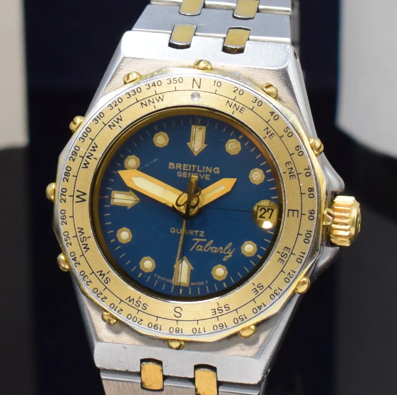 Breitling Tabarly 80790 29mm Gold-plated Blue 1