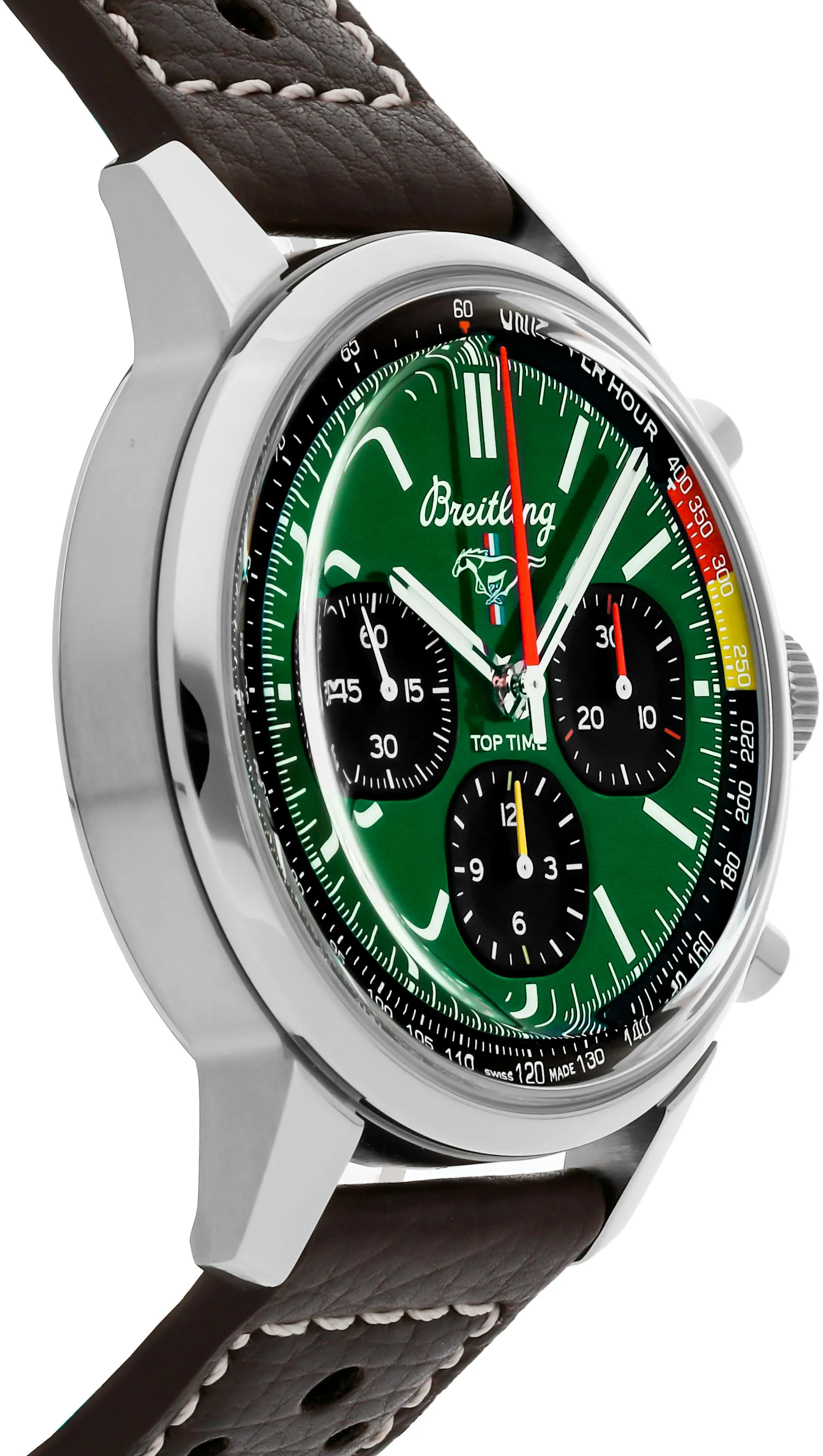 Breitling Top Time AB01762A1L1X1 41mm Stainless steel Green 2