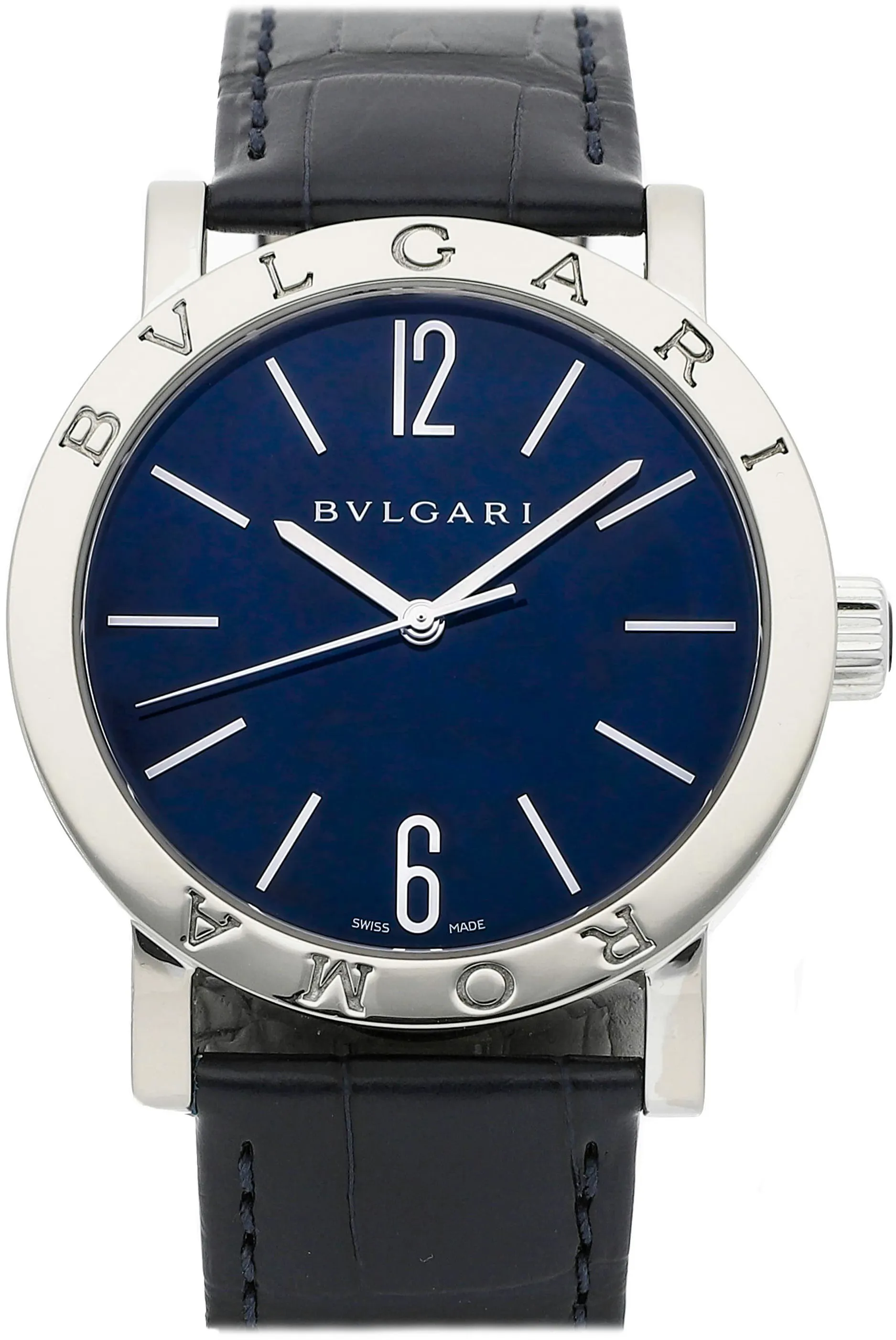 Bulgari Bvlgari Bvlgari BBW39GRO 39mm White gold Blue