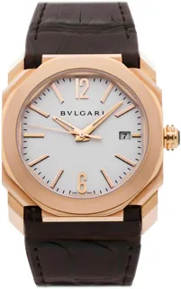 Bulgari Octo 102119 Rose gold Silver