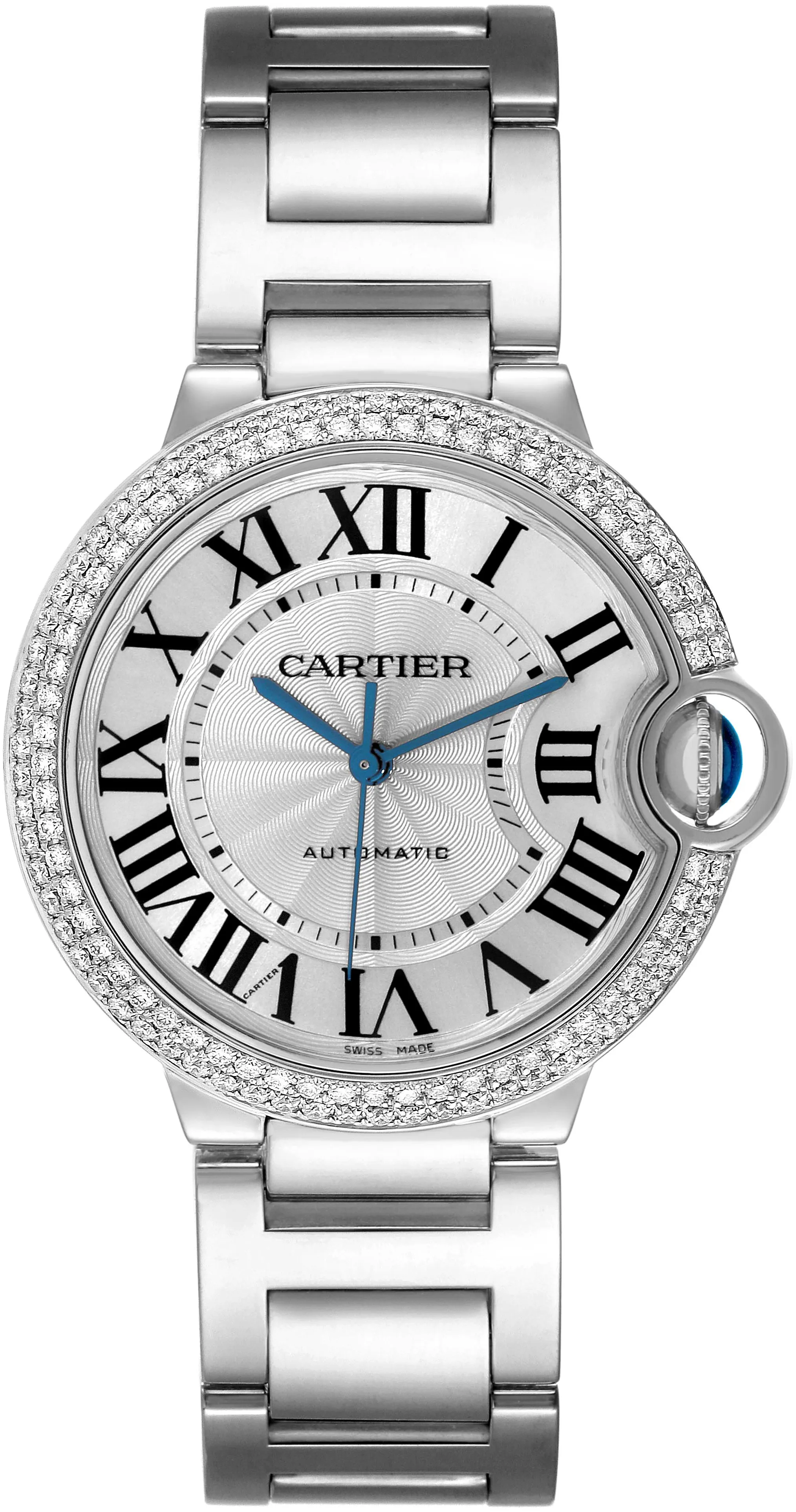 Cartier Ballon Bleu 36mm WE9006Z3 36.5mm White gold Silver