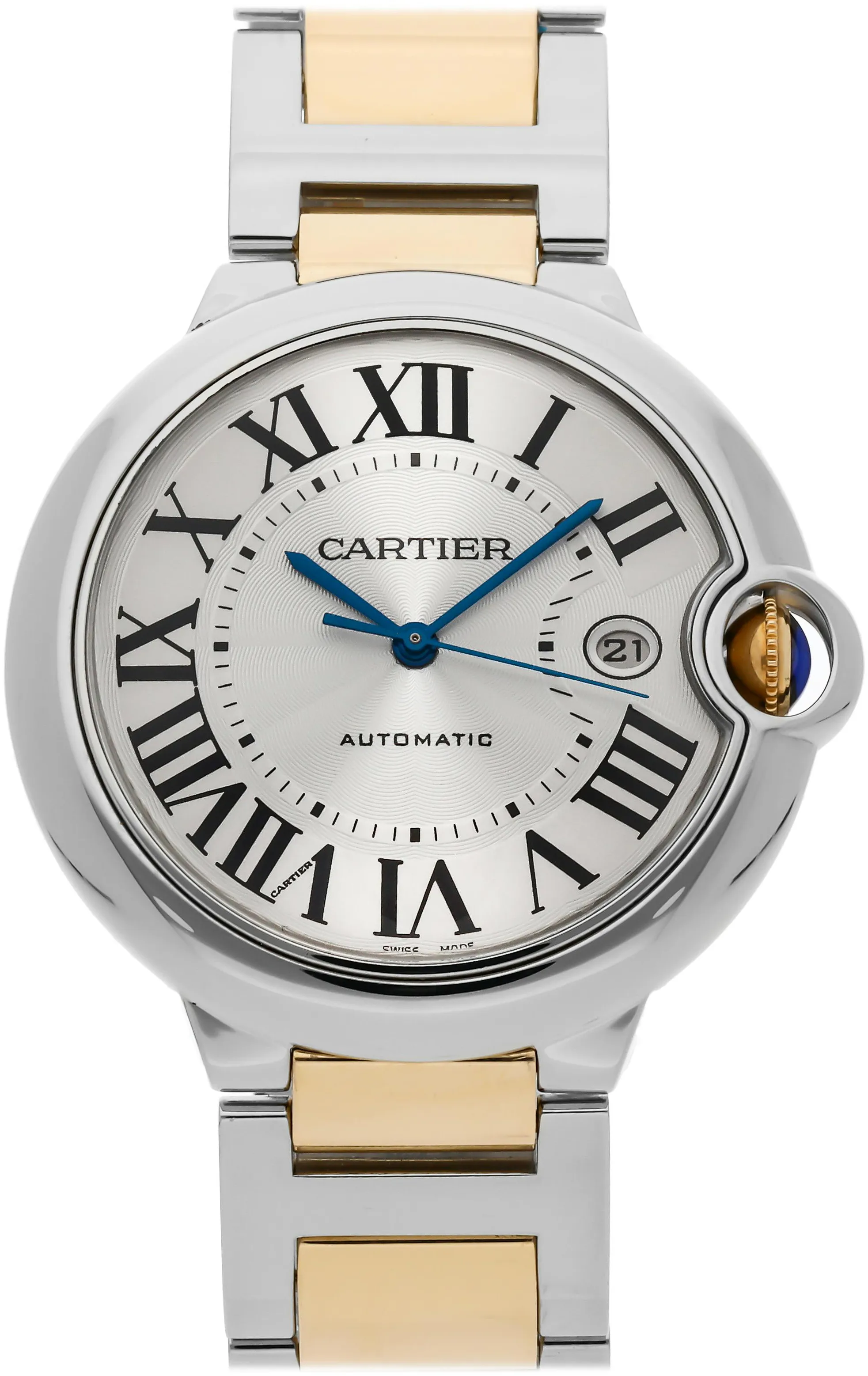 Cartier Ballon Bleu W69009Z3 42mm Stainless steel Silver