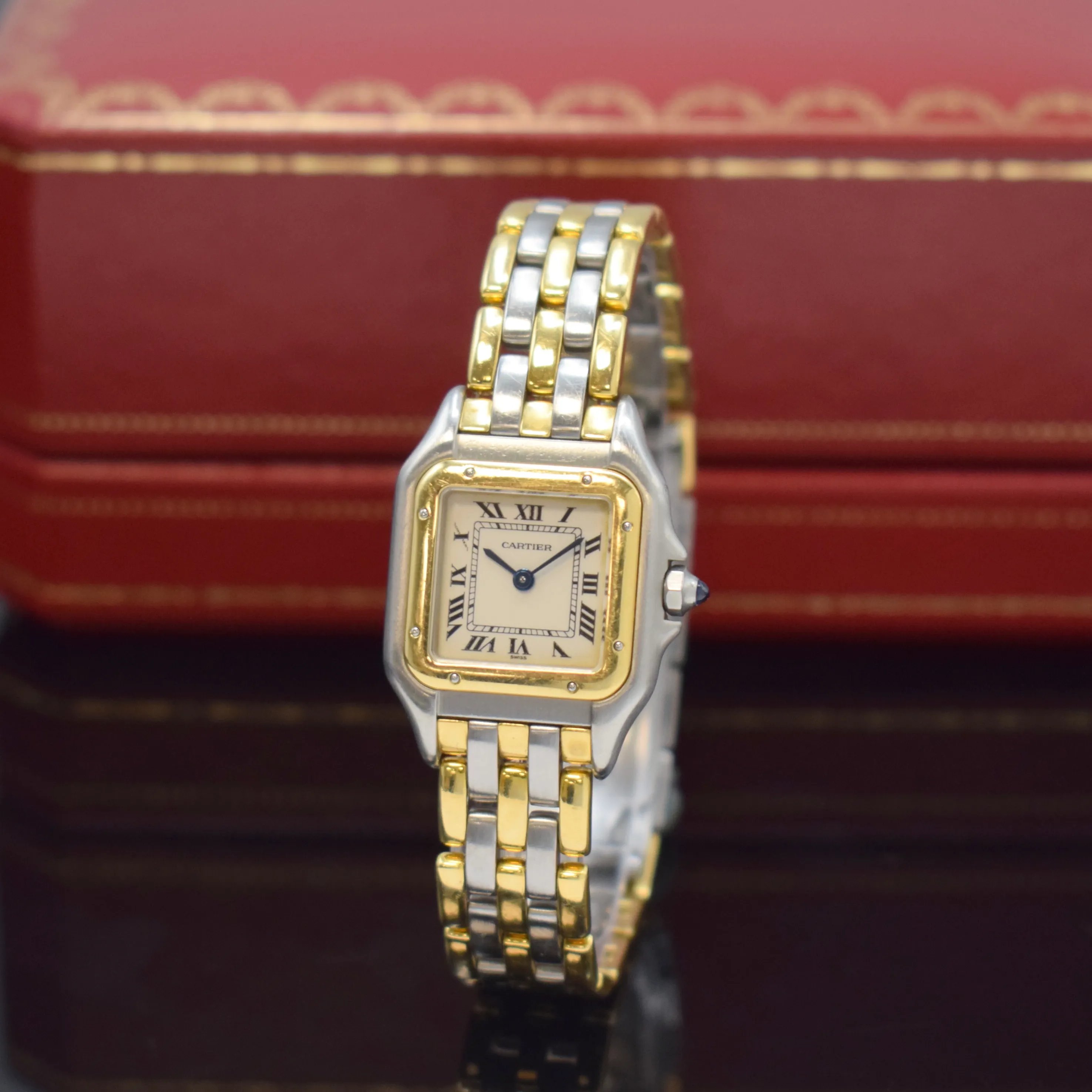 Cartier Panthère 22mm Yellow gold and Stainless steel Silver