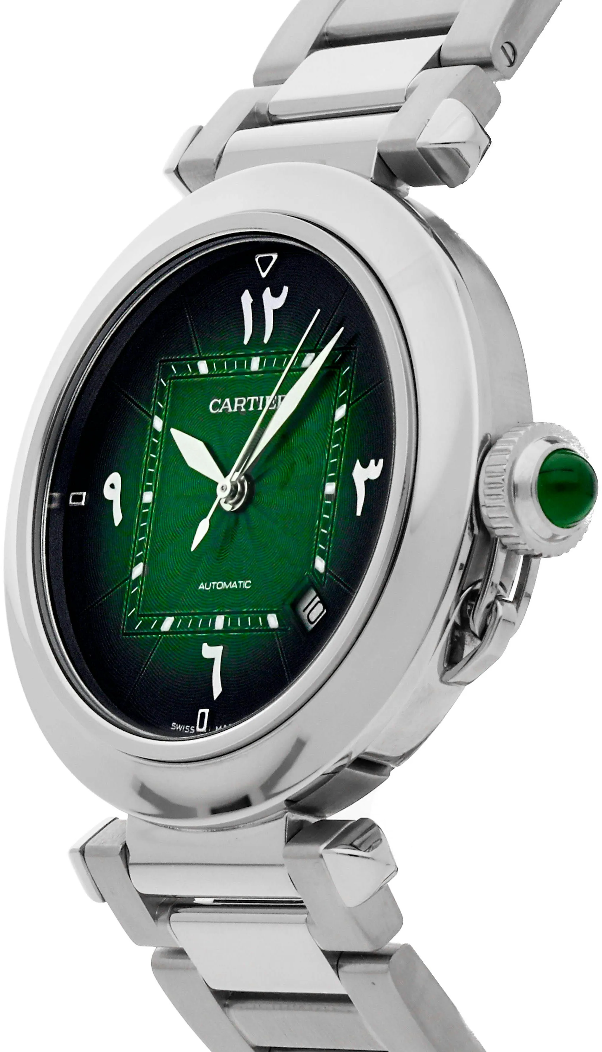 Cartier Pasha WSPA0022 41mm Stainless steel Green 1