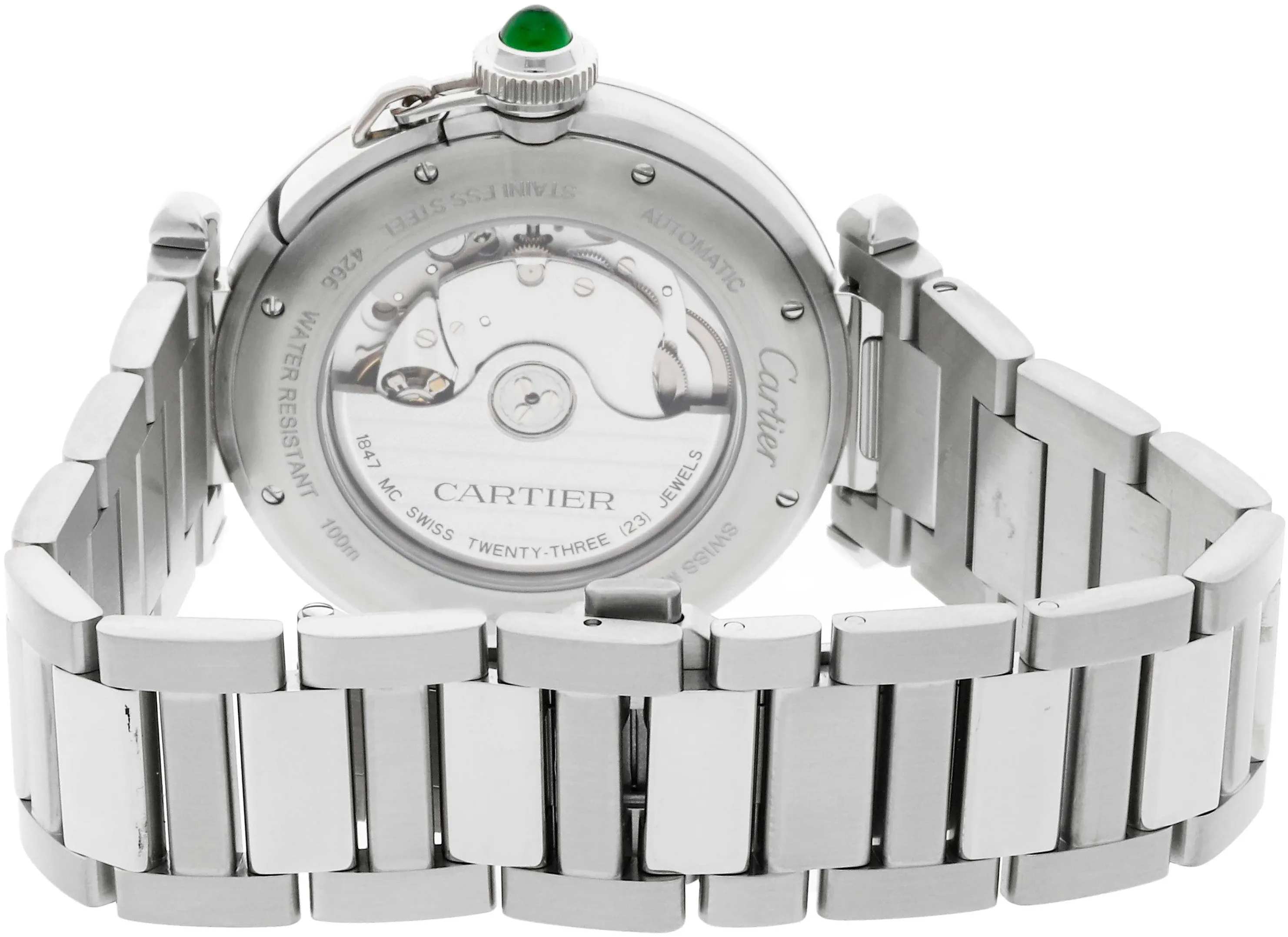 Cartier Pasha WSPA0022 41mm Stainless steel Green 3