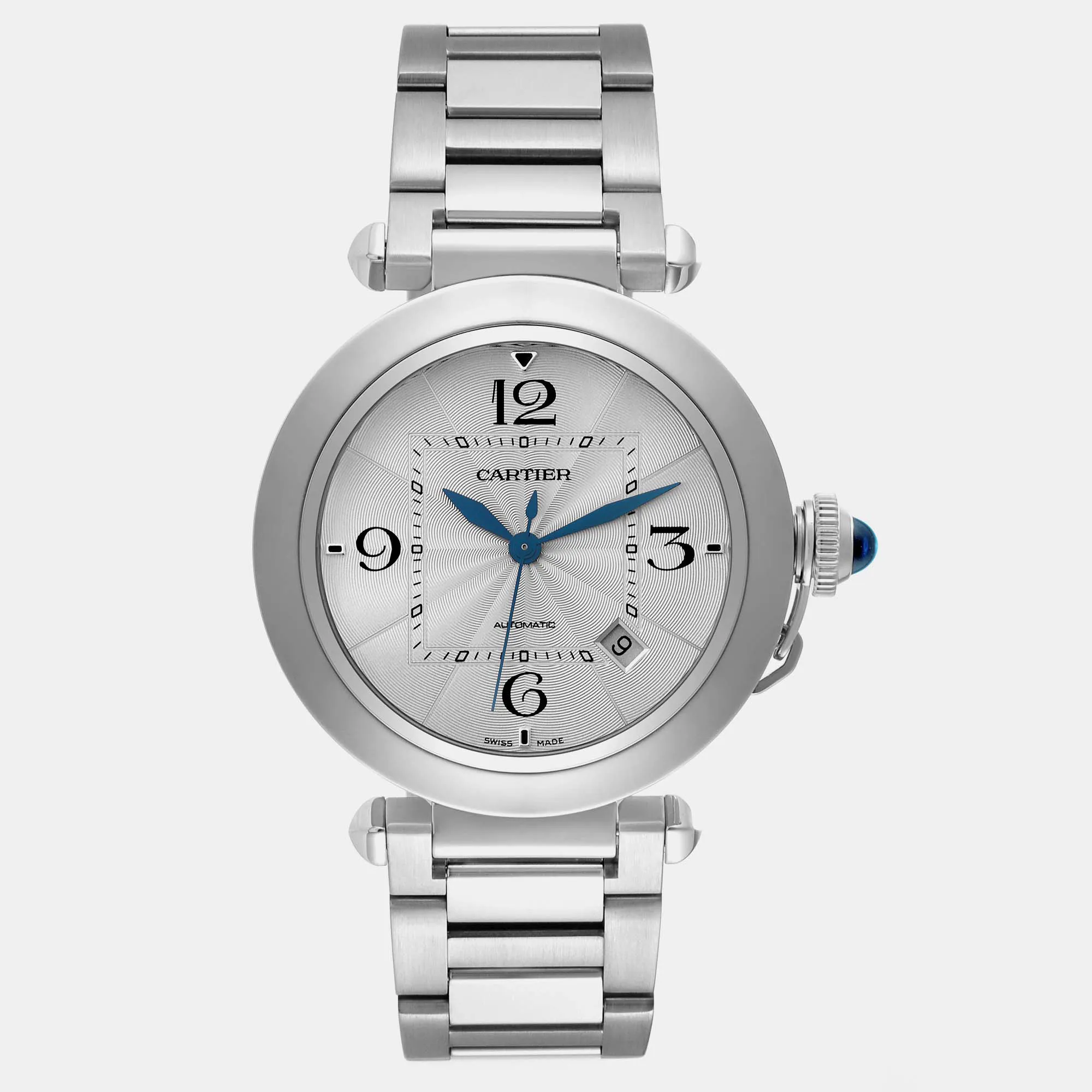 Cartier Pasha 41mm Stainless steel Silver