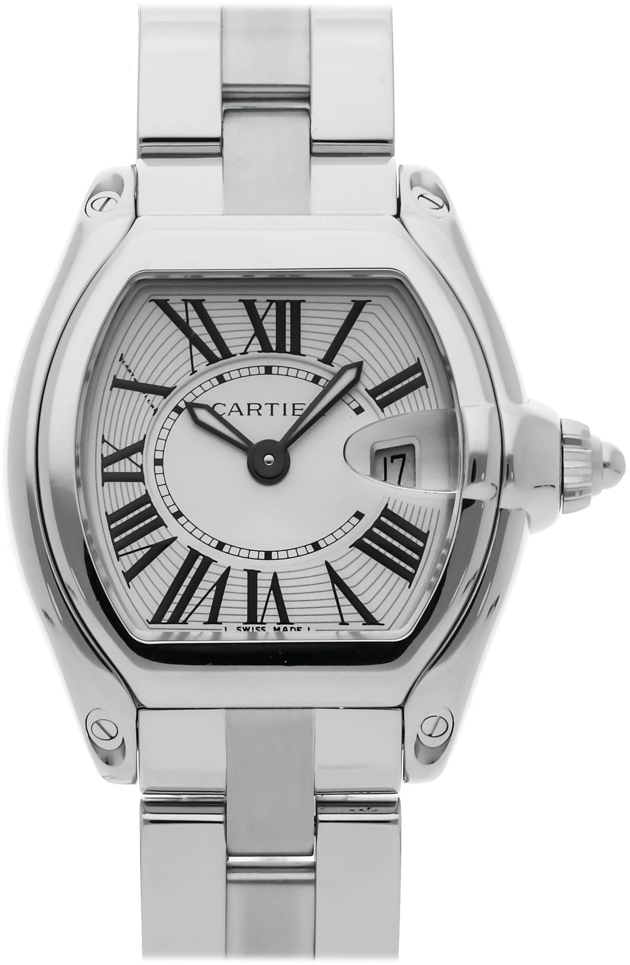 Cartier Roadster W62016V3 36mm Stainless steel Silver