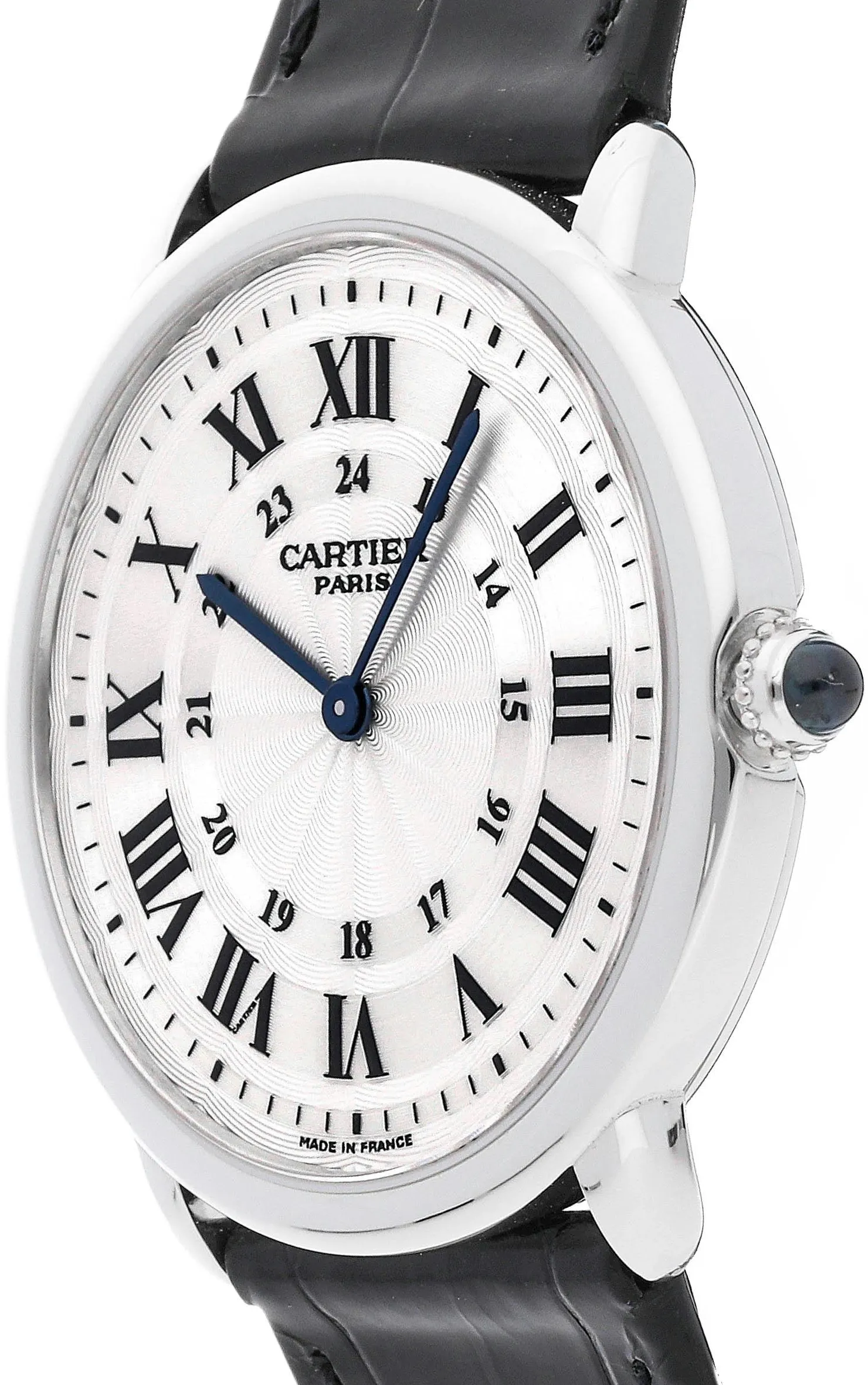 Cartier Ronde W1528051 34mm Platinum Silver 1