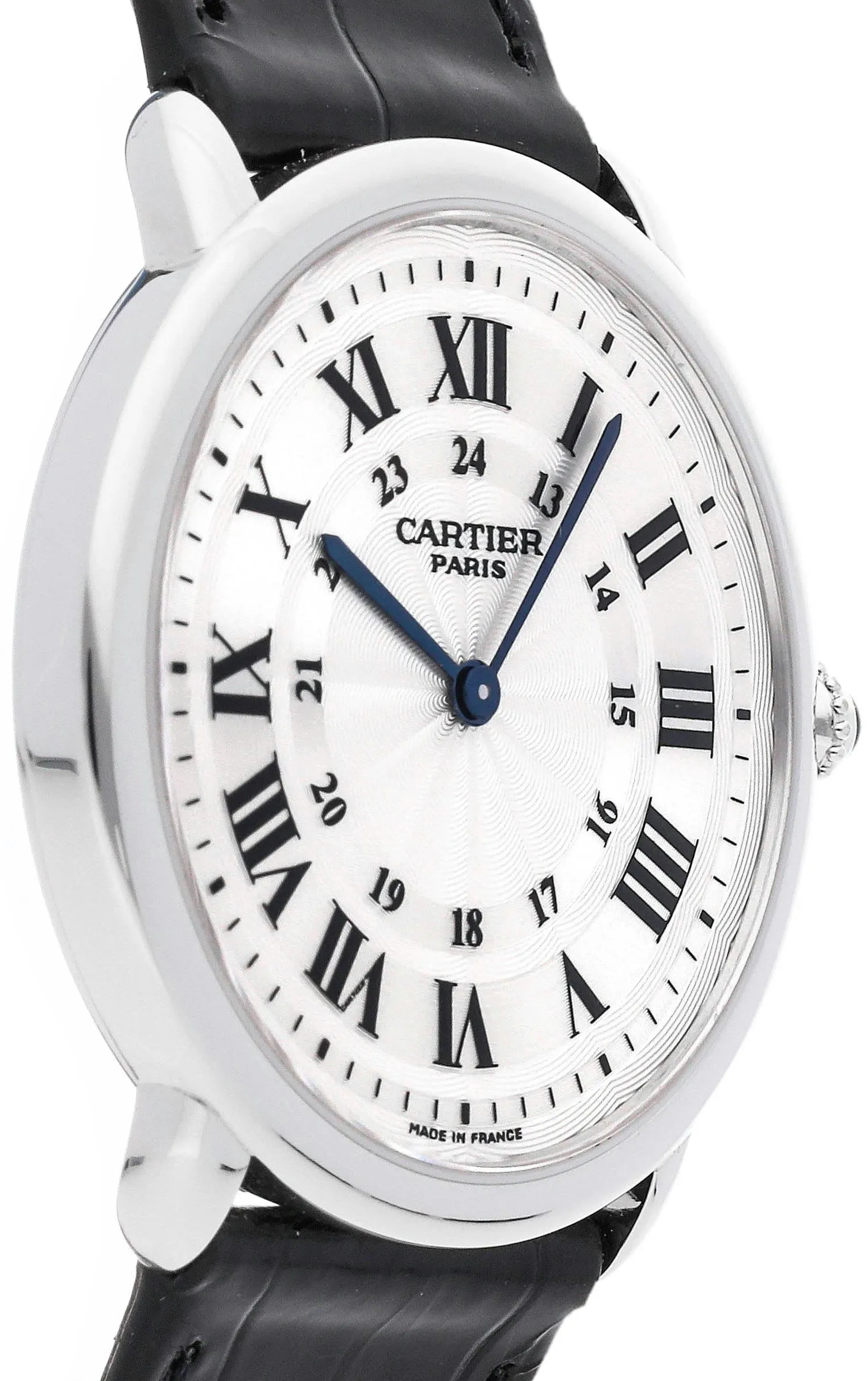 Cartier Ronde W1528051 34mm Platinum Silver 2