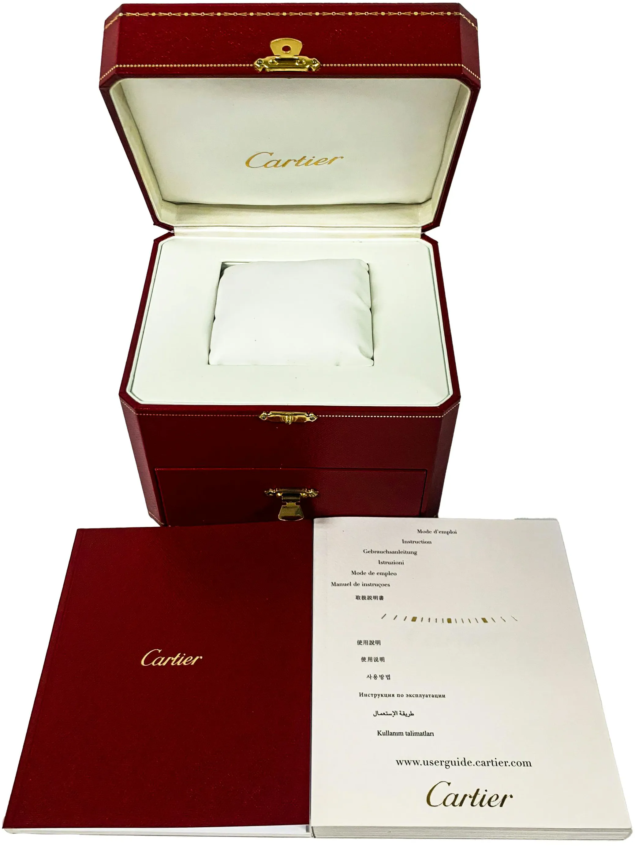 Cartier Ronde WR007004 42mm White gold Silver 4