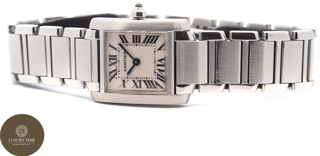 Cartier Tank Française W51008Q3 20mm Stainless steel Silver 2