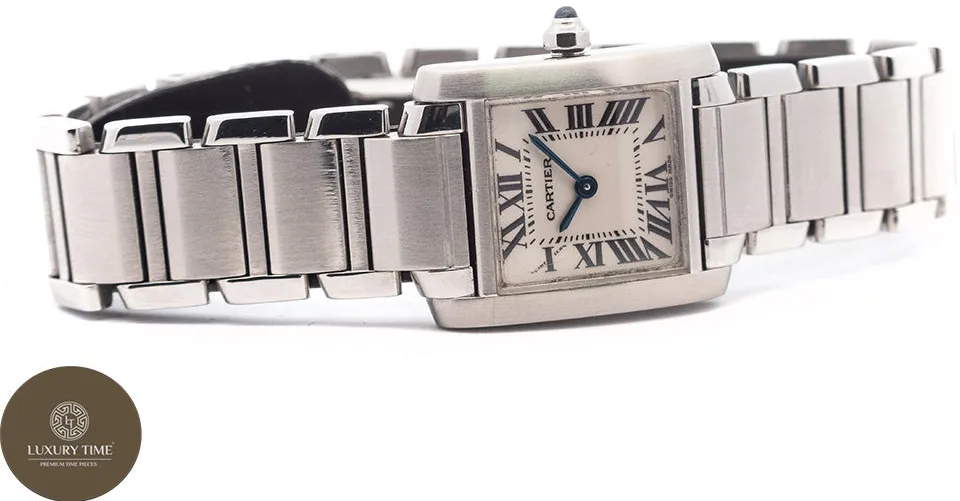 Cartier Tank Française W51008Q3 20mm Stainless steel Silver 6