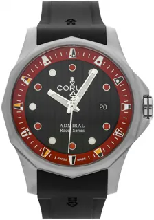 Corum Admiral's Cup 411.100.04/F371 AN26 Titanium Black and Red