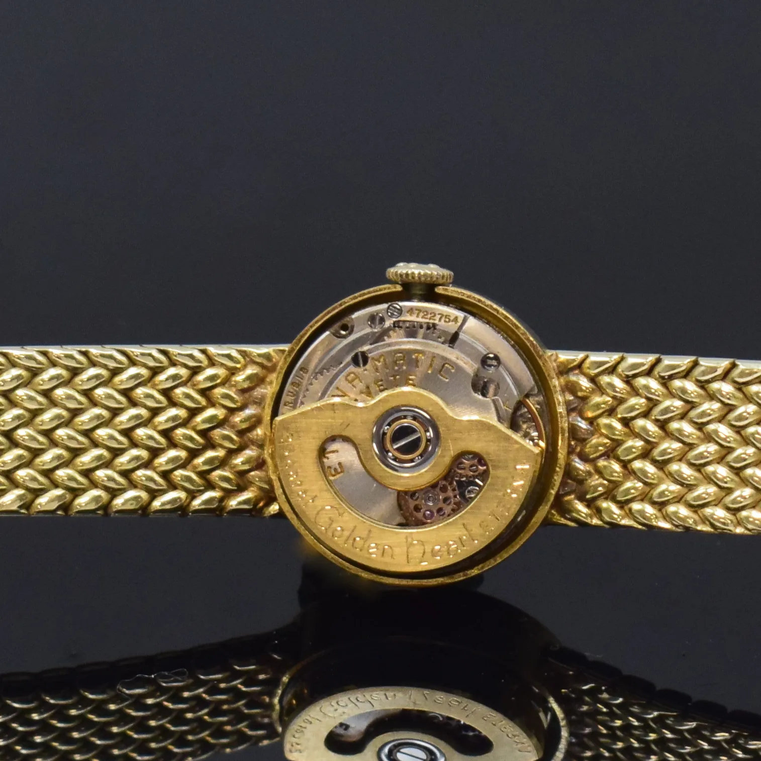 Eterna Eterna-Matic 12mm Yellow gold Silver 4