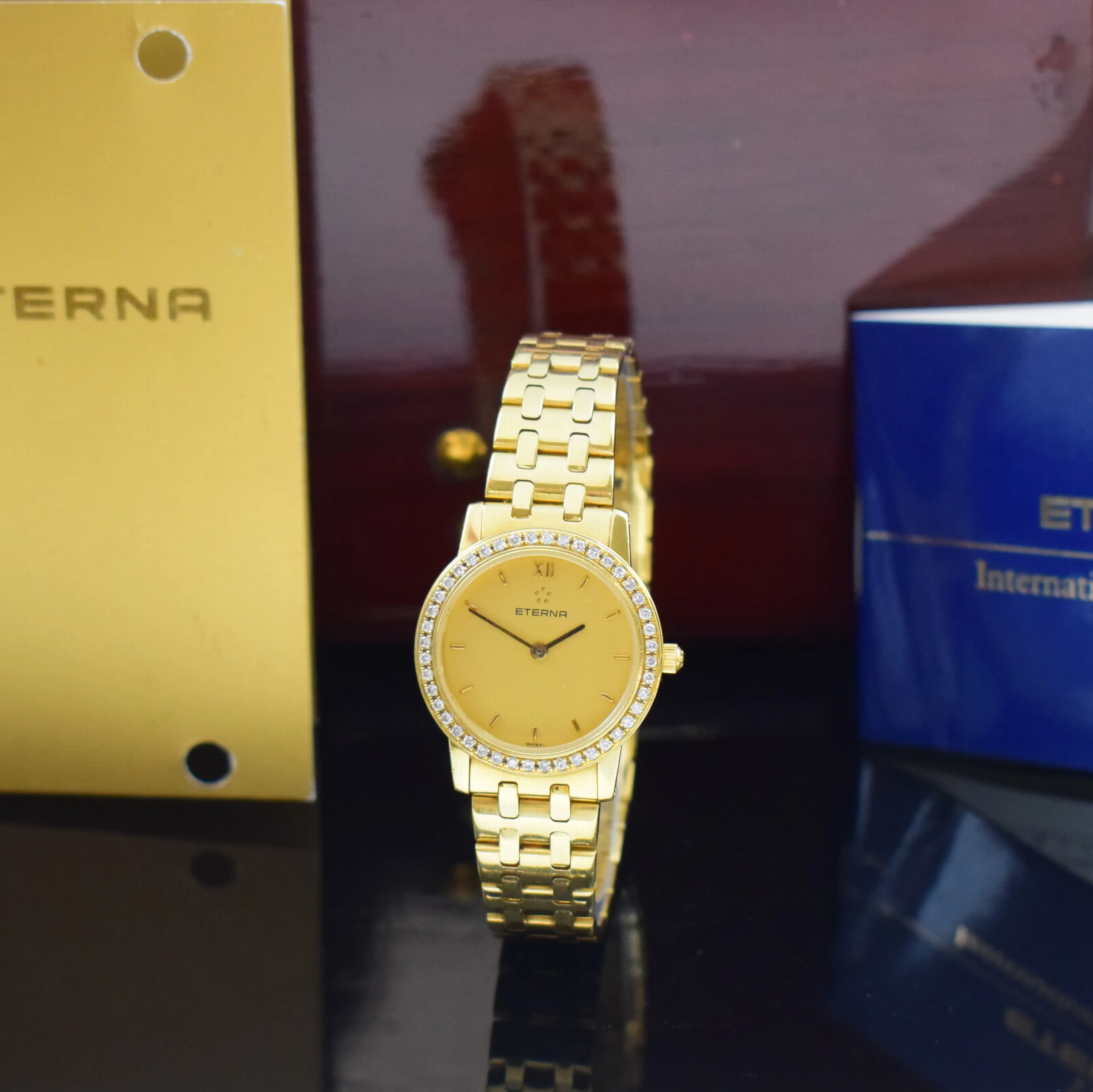 Eterna 3600.71 25mm Yellow gold Gilded