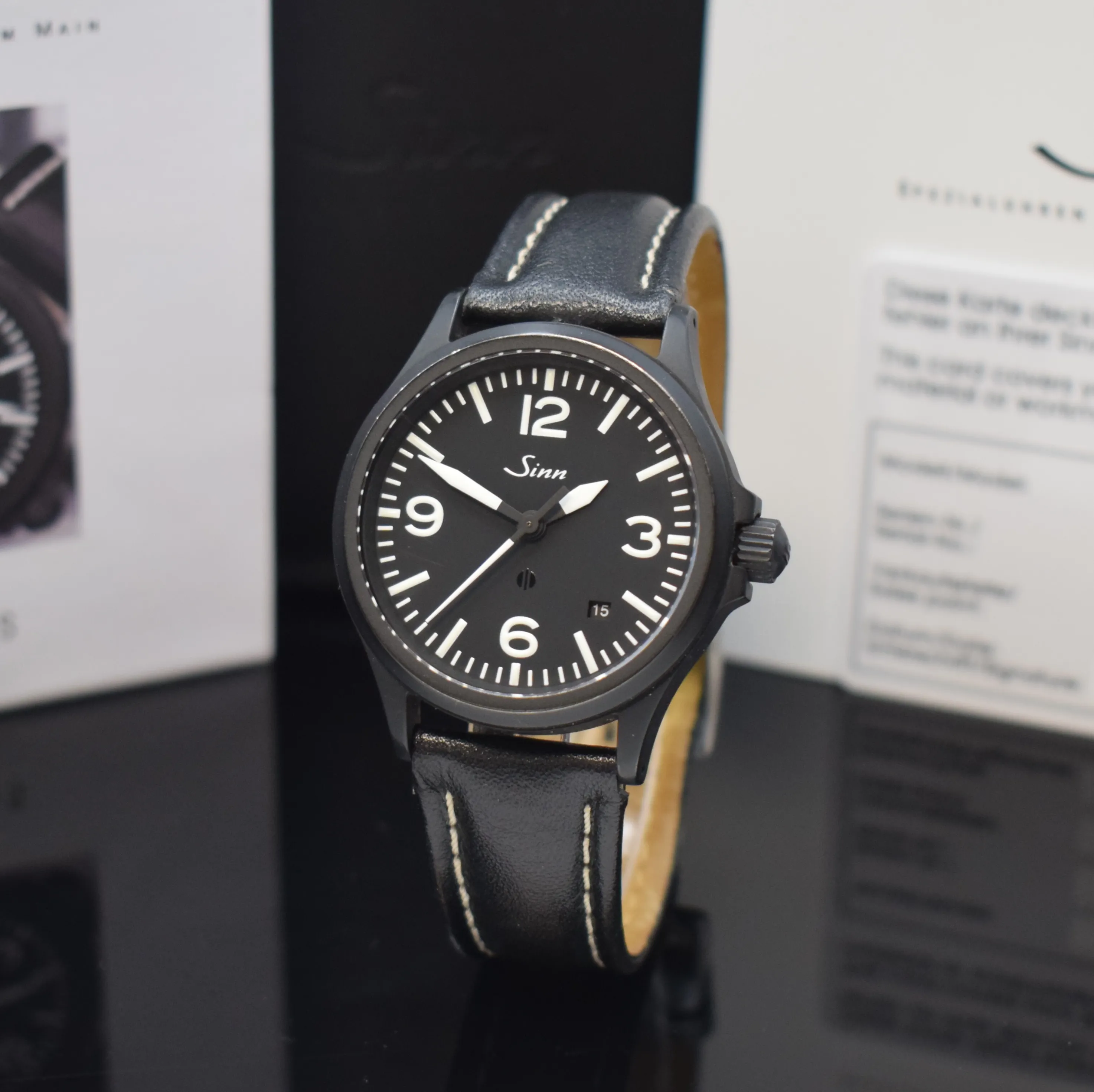 Sinn 656S. 38.5mm Chrome Black