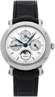 Franck Muller Classic Perpetual Calendar 2800QPR White gold Silver