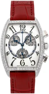 Franck Muller Cintree Curvex 2852CCQZD White gold Silver