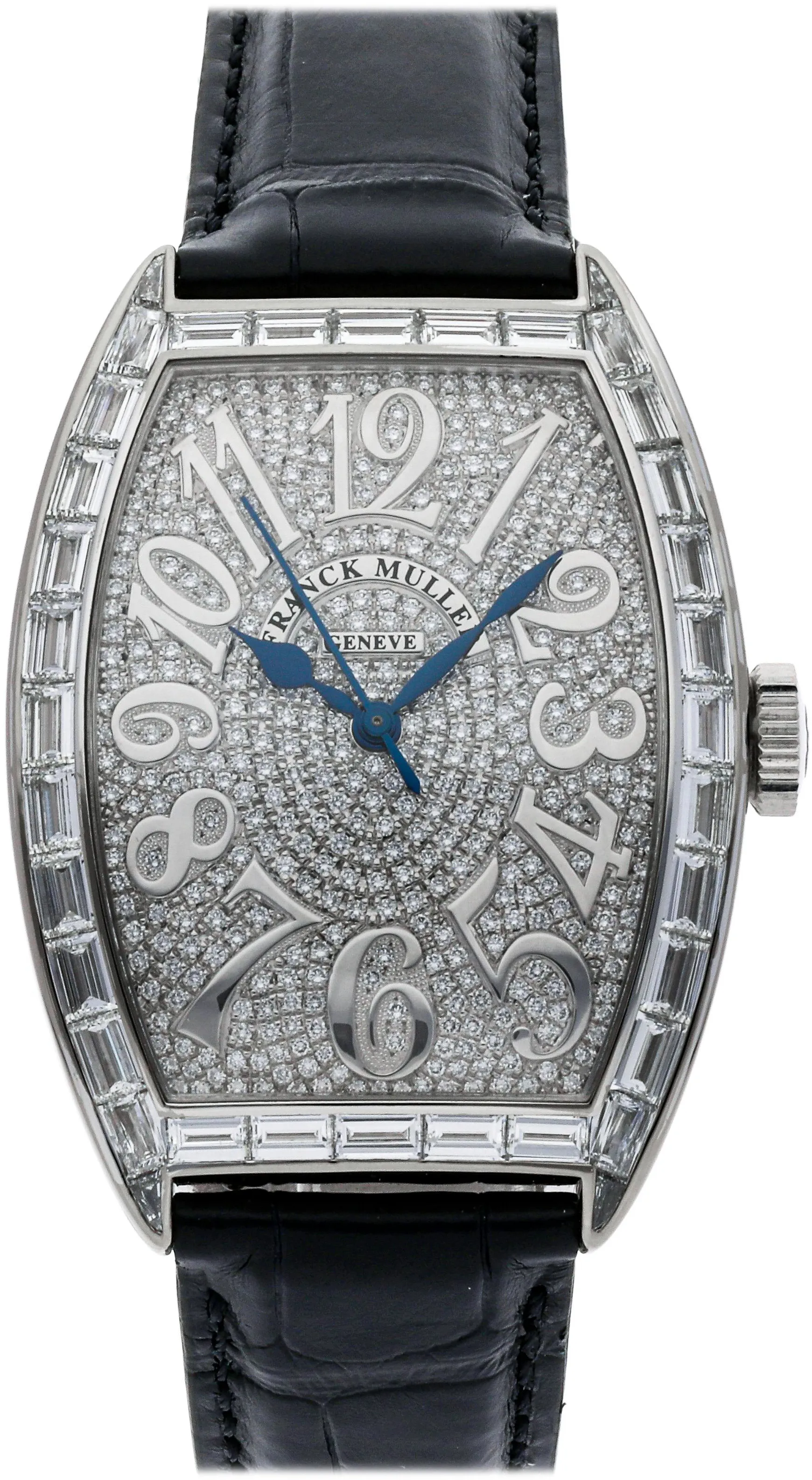 Franck Muller Curvex 5850SCBAGCD 33mm White gold Diamond