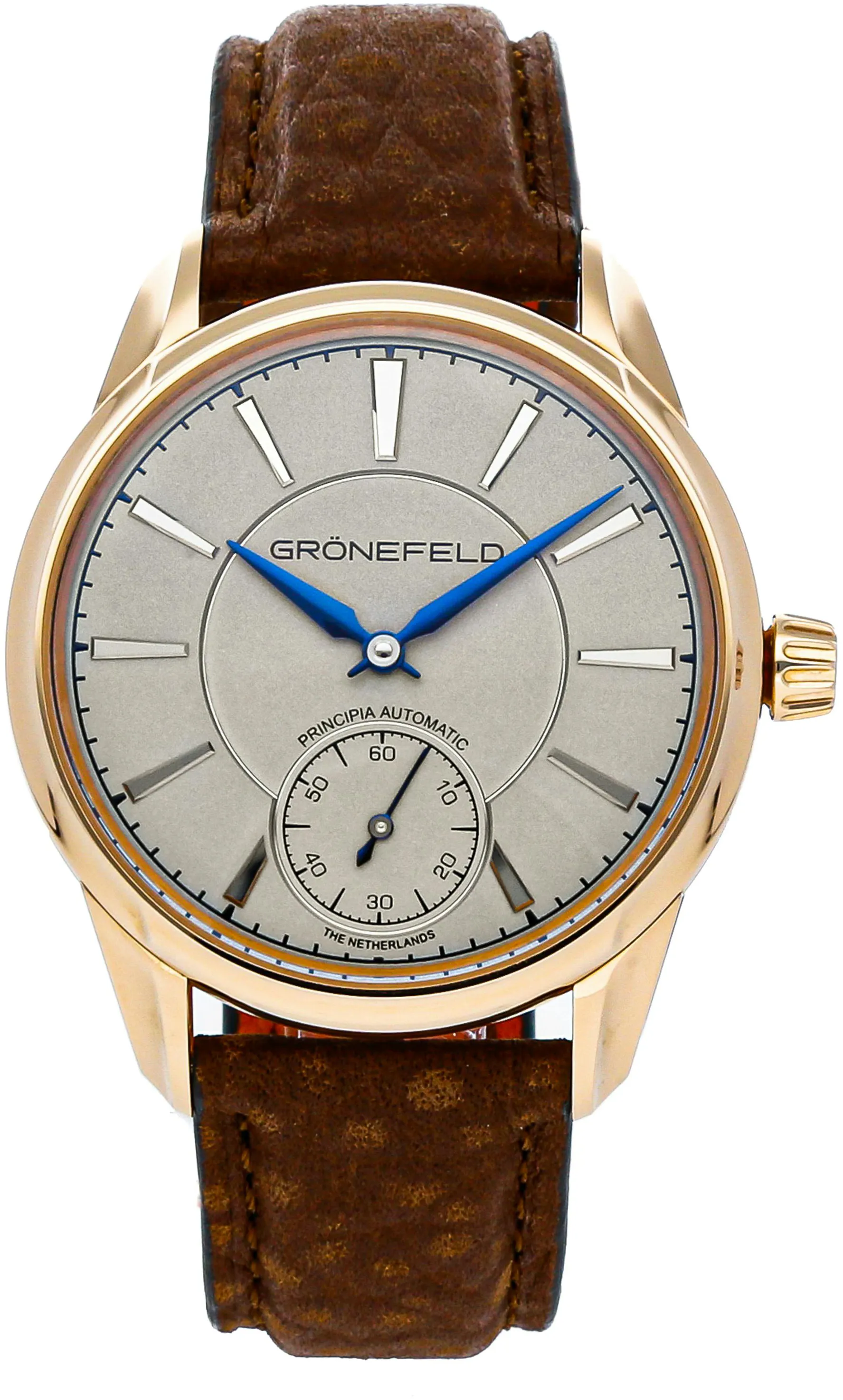 Grönefeld 1941 Principia PRINC-RG-GR 39.5mm Rose gold Gray