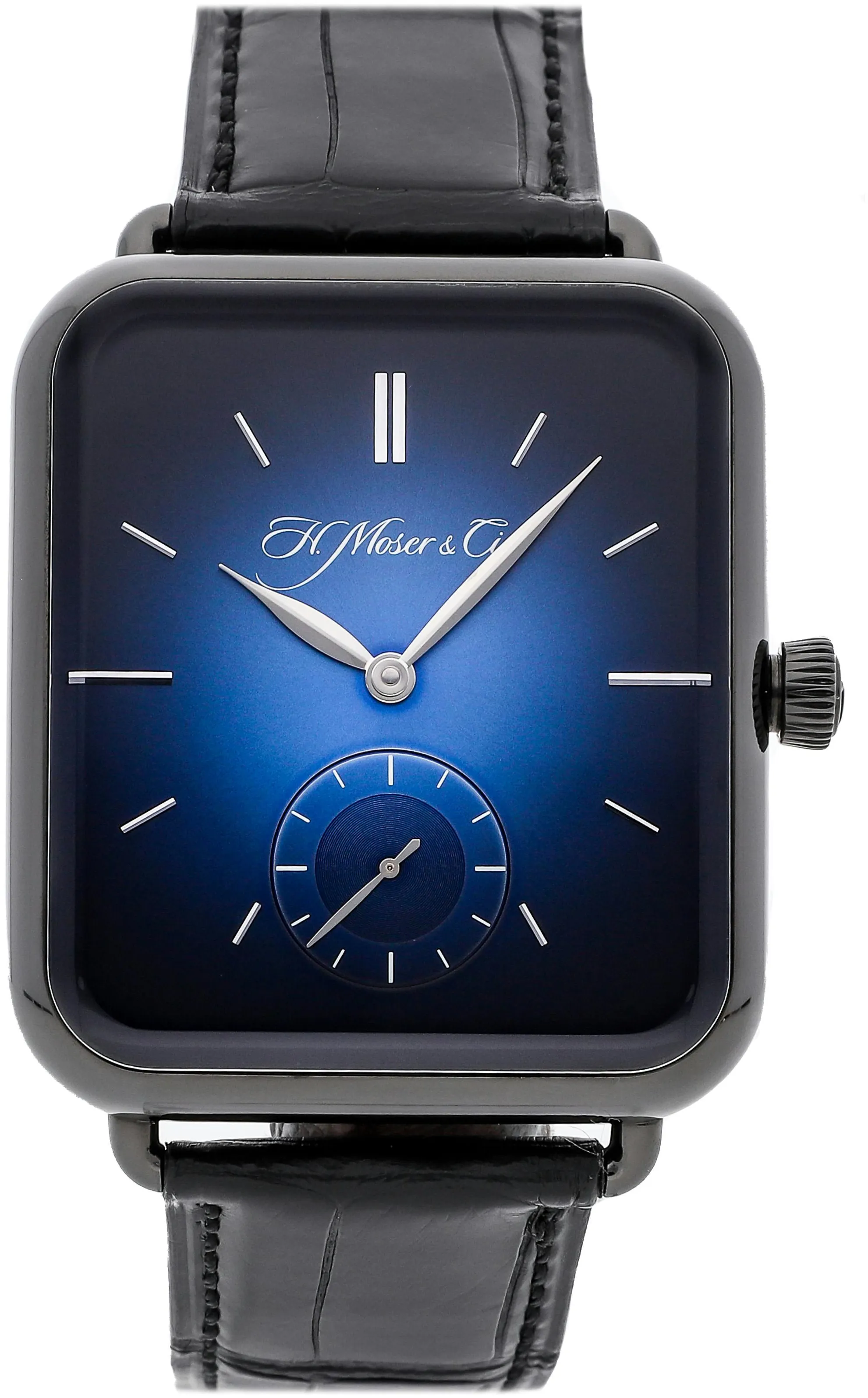 H. Moser & Cie. SWISS ALP 5324-1200 38mm Stainless steel Blue