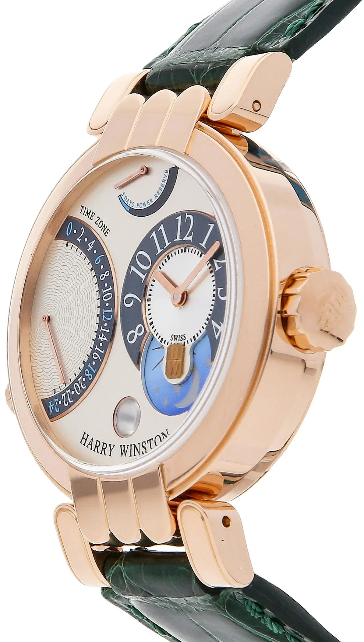 Harry Winston Premiere 200/MMTZ39RL.W 39mm Rose gold Silver 1