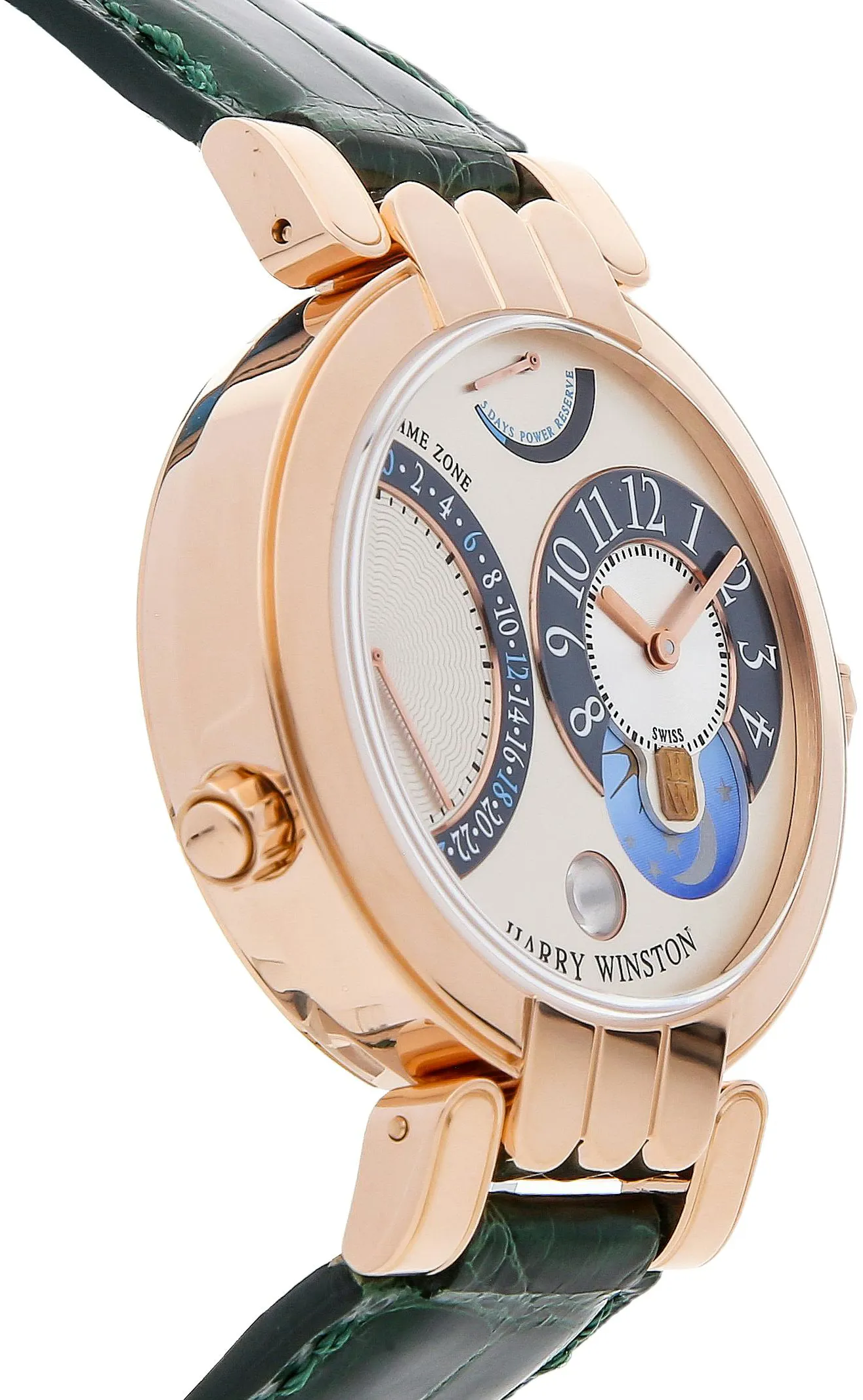 Harry Winston Premiere 200/MMTZ39RL.W 39mm Rose gold Silver 2