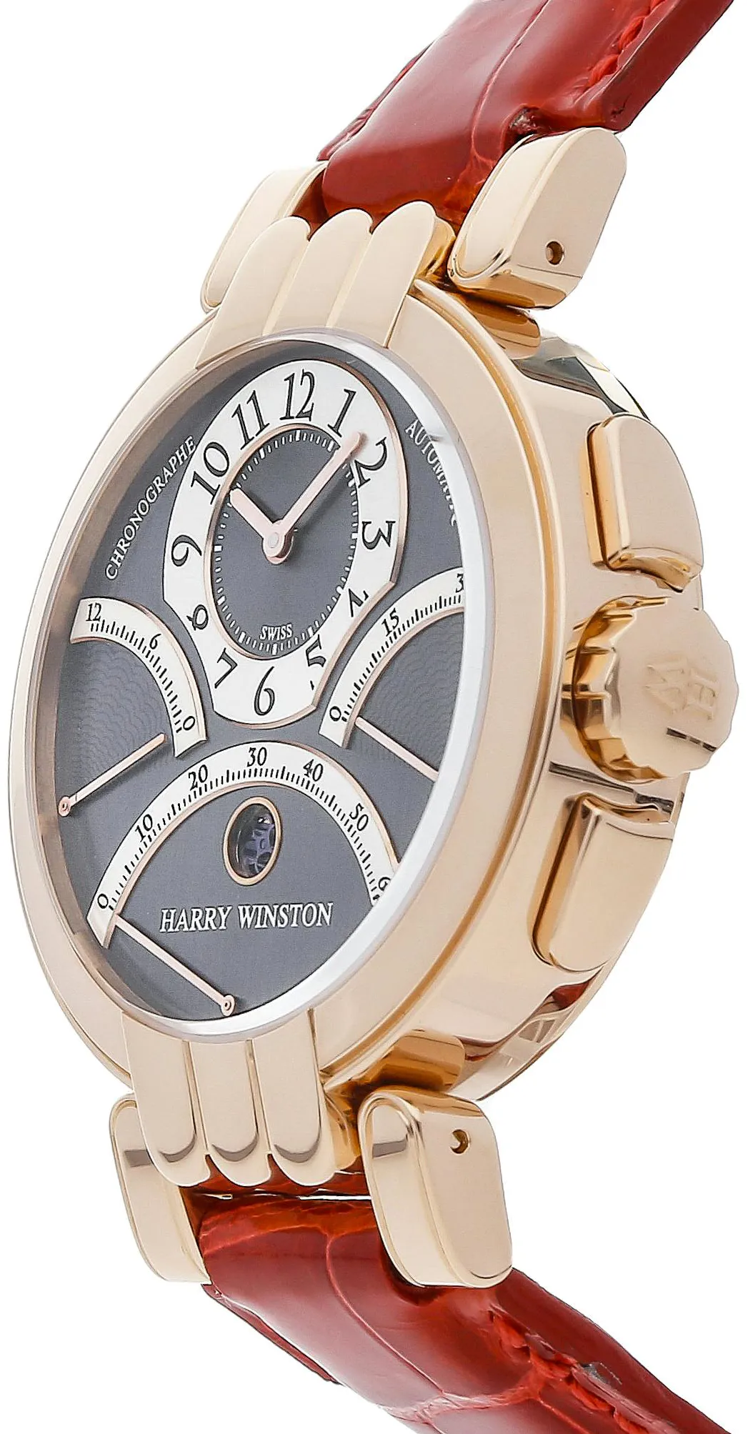 Harry Winston Premiere 200-MCRA39R 40mm Rose gold Gray 1