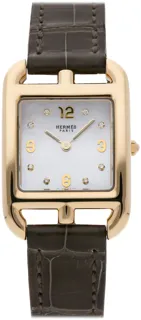 Hermès Cape Cod W048303WW00 Yellow gold White